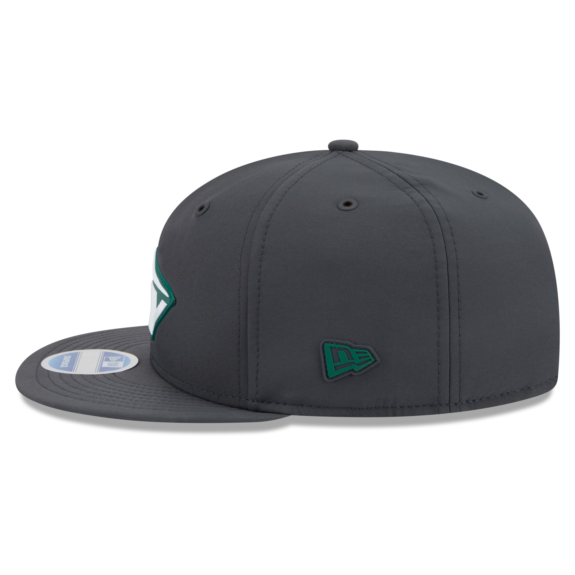 Casquette snapback New Era 9FIFTY pour homme, couleur anthracite, New York Jets 2026, idéale pour les temps froids.