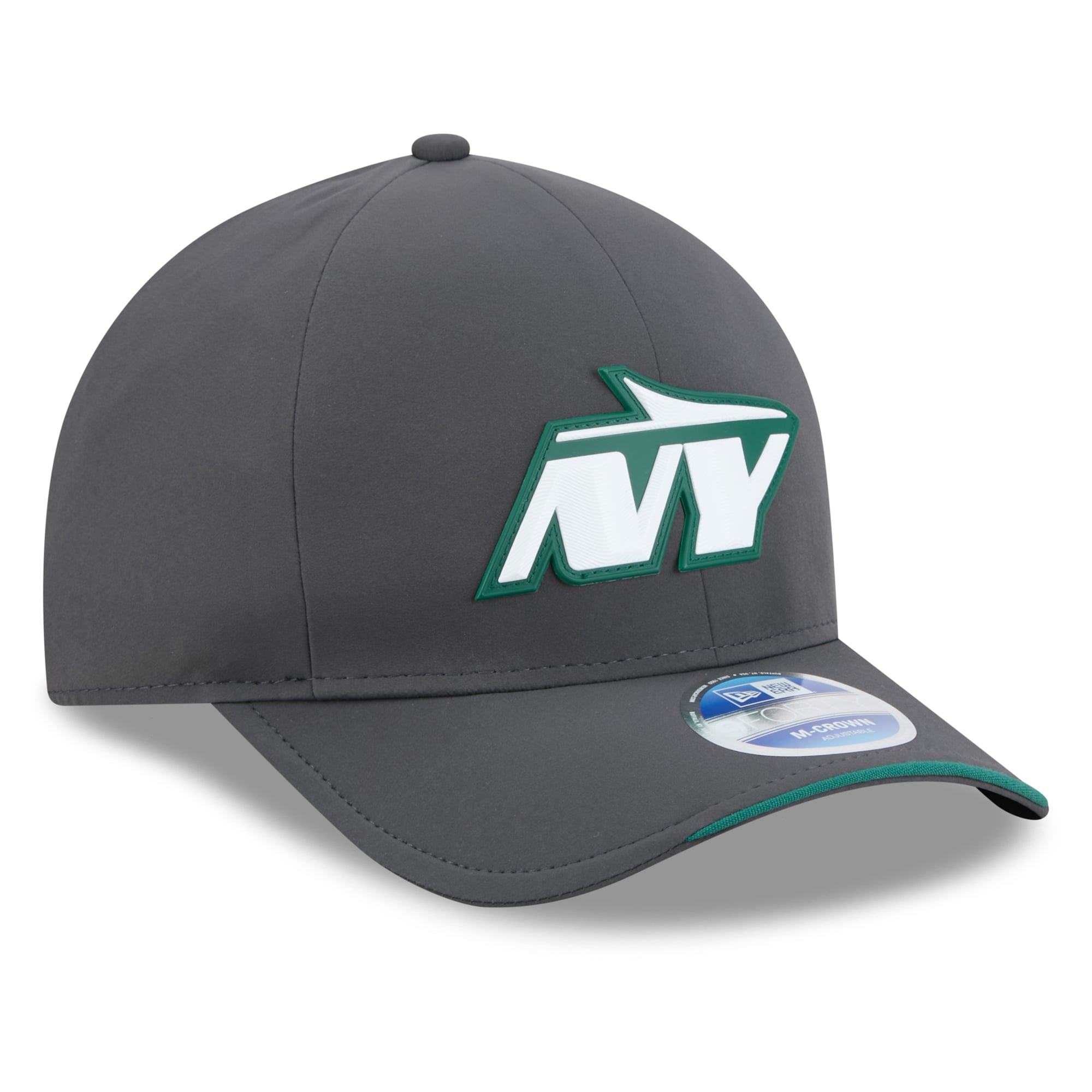 Casquette ajustable New Era 9FORTY M-Crown pour homme, couleur anthracite, New York Jets 2026, idéale pour les temps froids.