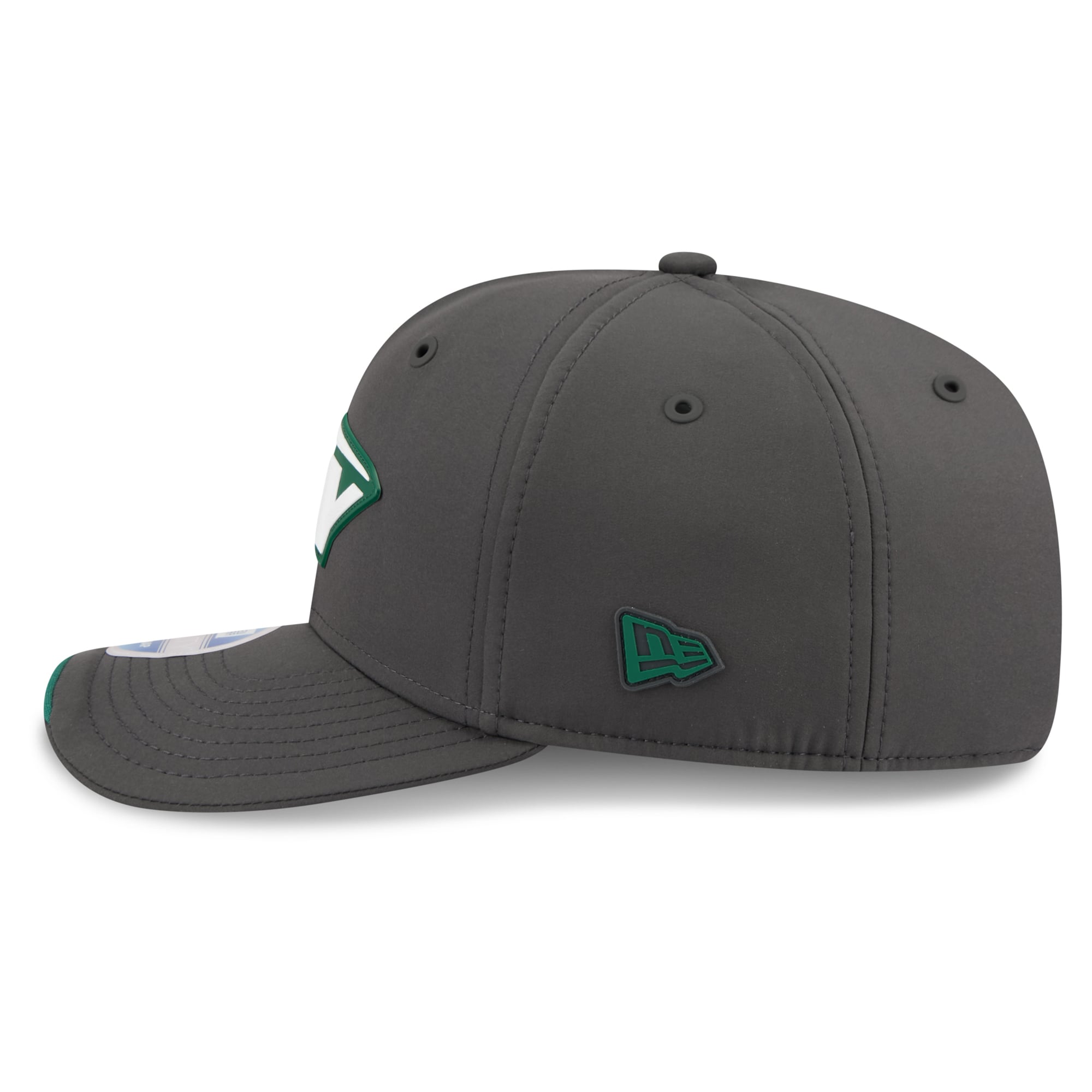 Casquette ajustable New Era anthracite New York Jets 2026 Sideline pour temps froid 9SEVENTY