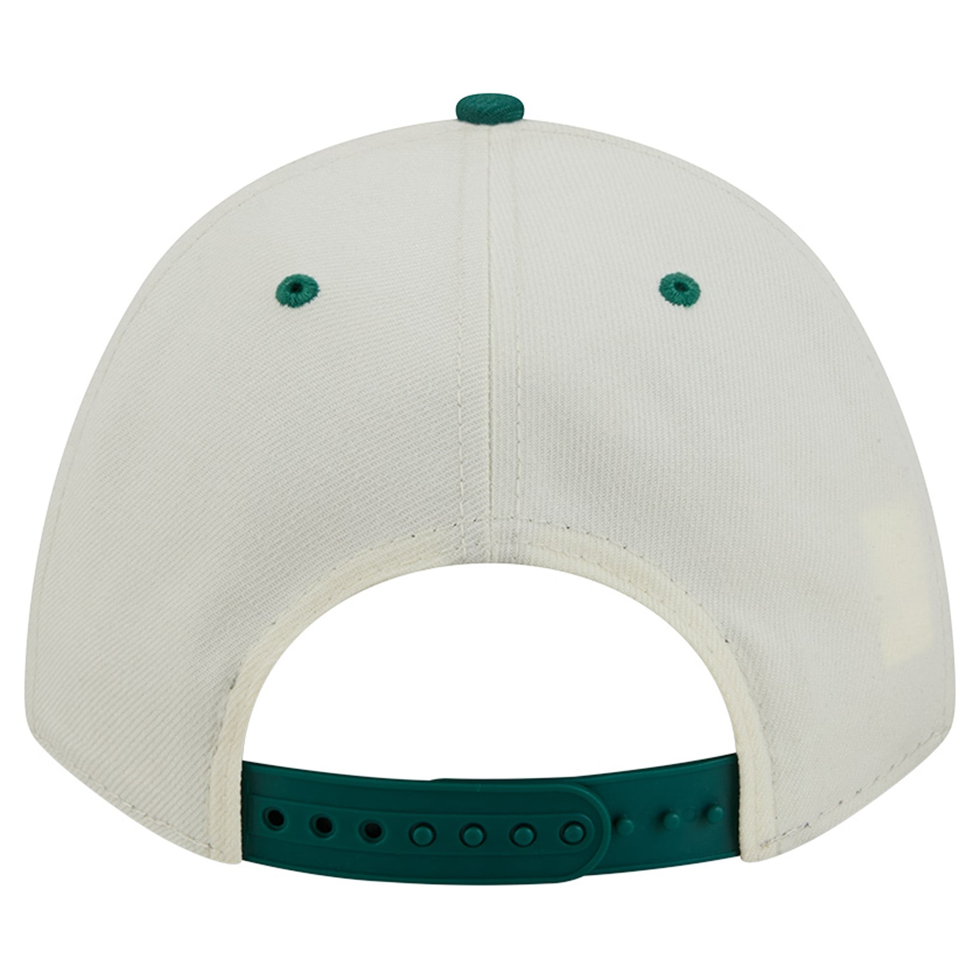 Casquette ajustable New Era crème/verte New York Jets Arch 9FORTY A-Frame M-Crown pour homme