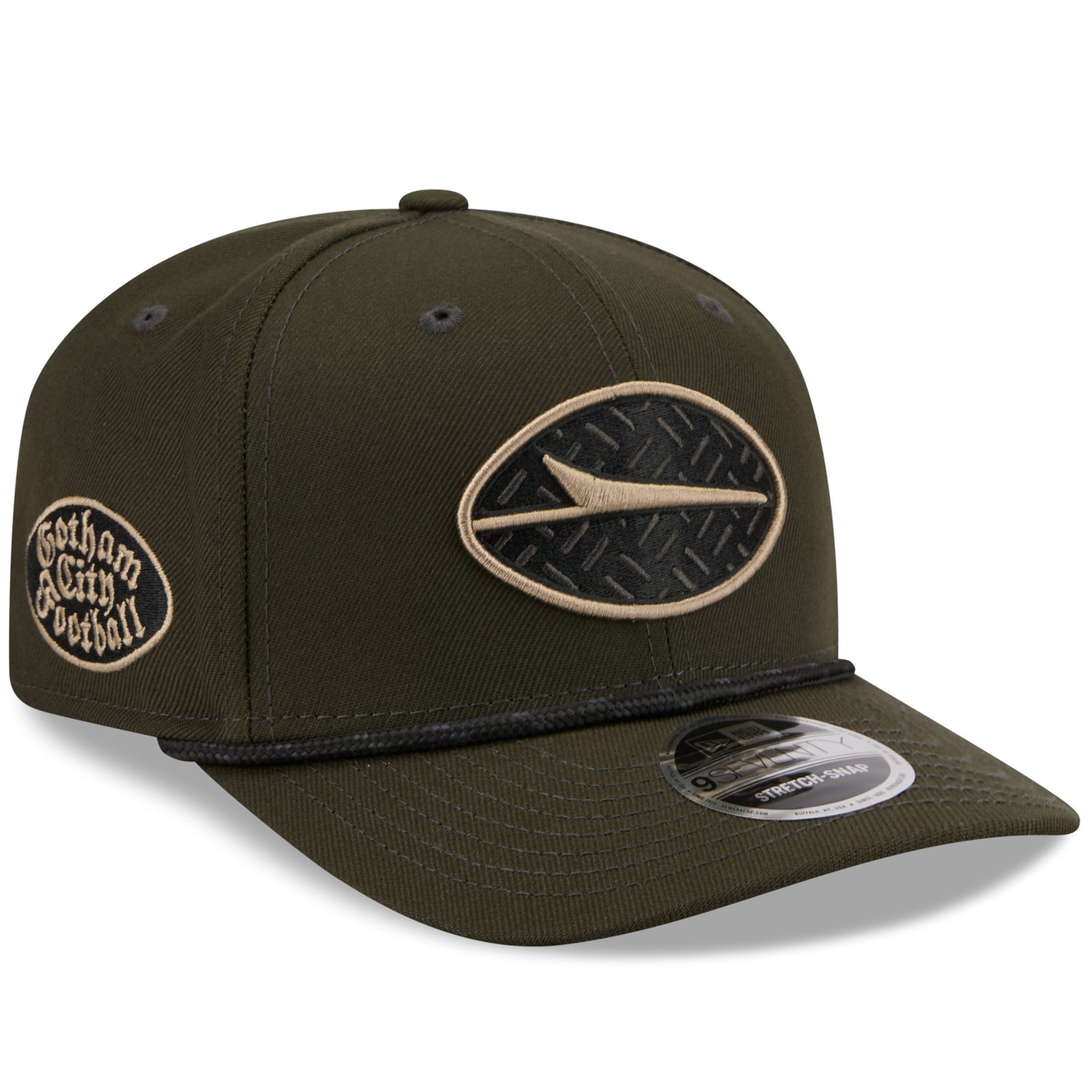 Men's New Era Dark Green New York Jets Rivalries Collection Sideline 9SEVENTY Adjustable Hat