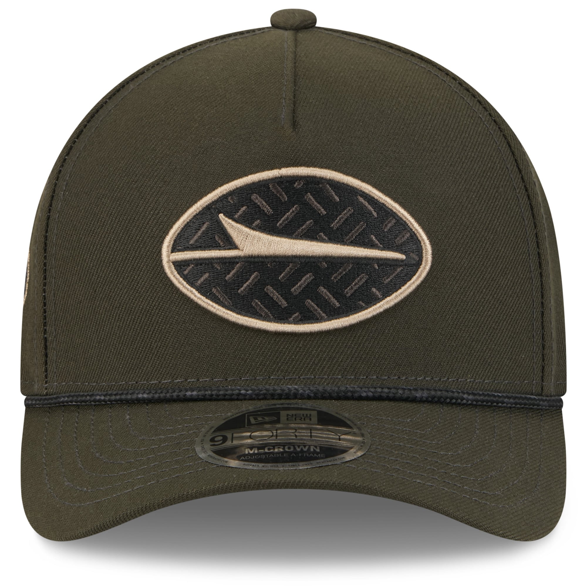 Men's New Era  Dark Green New York Jets Rivalries Collection Sideline A-Frame 9FORTY Adjustable Hat