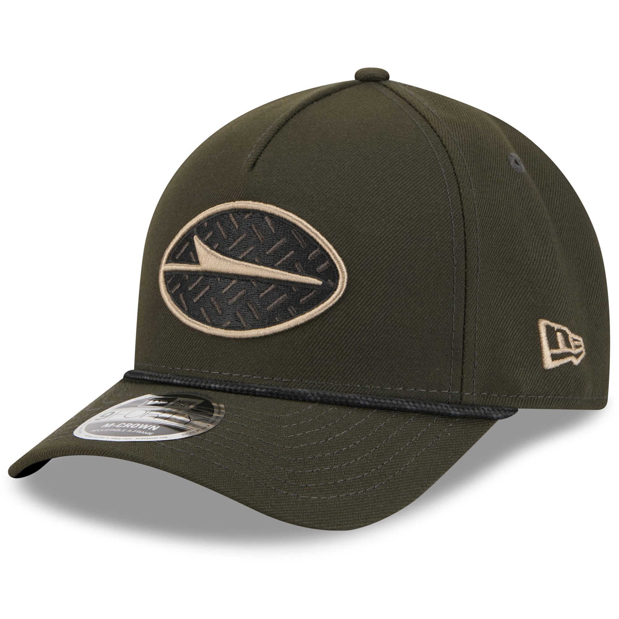 Men's New Era  Dark Green New York Jets Rivalries Collection Sideline A-Frame 9FORTY Adjustable Hat
