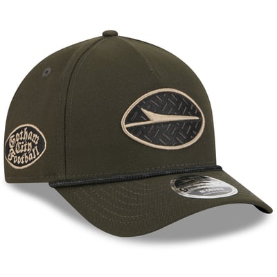  New York Jets New Era Rivalries Collection Sideline A-Frame 9FORTY Adjustable Hat - Dark Green