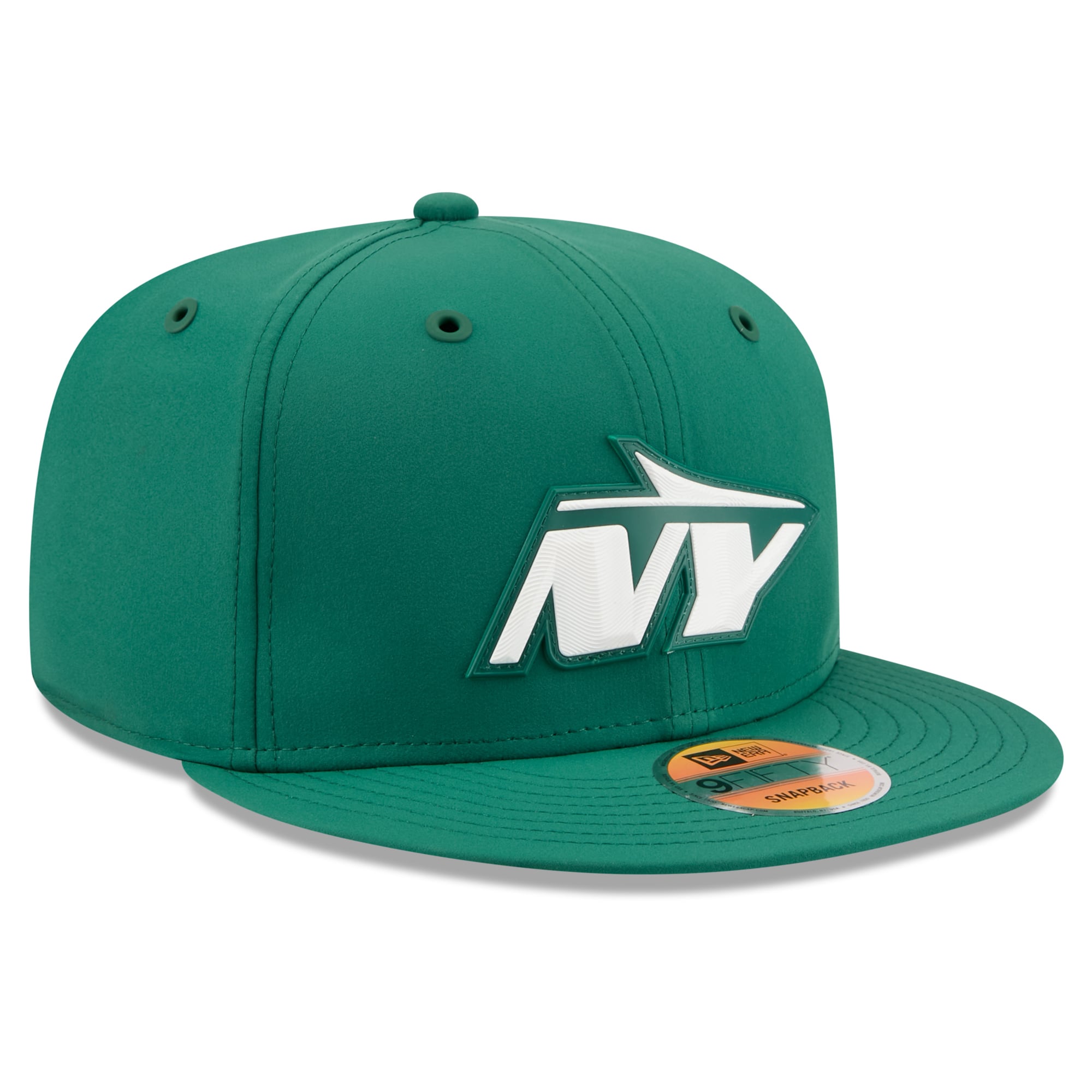 Casquette snapback New Era verte New York Jets 2026 Sideline 9FIFTY pour homme