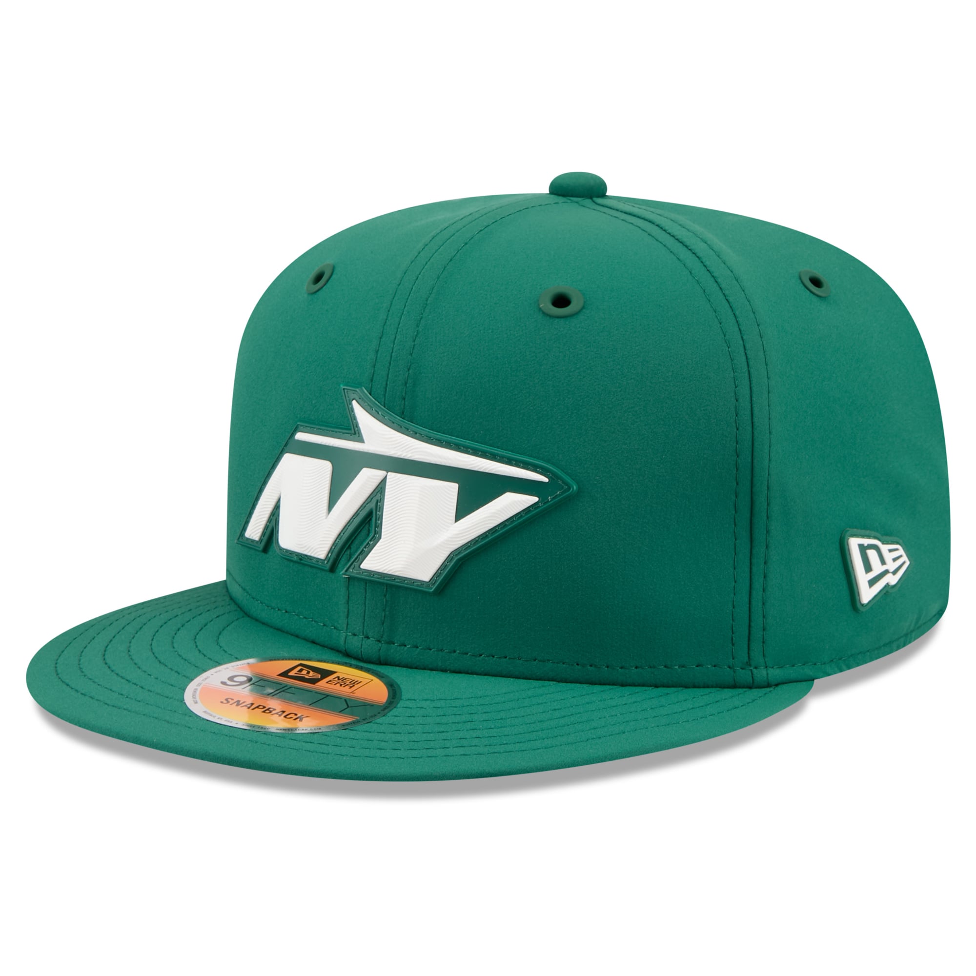 Casquette snapback New Era verte New York Jets 2026 Sideline 9FIFTY pour homme