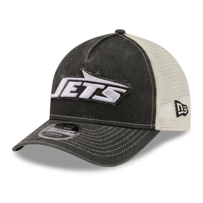  New York Jets New Era Fan 9FORTY A-Frame Trucker Adjustable Hat - Green