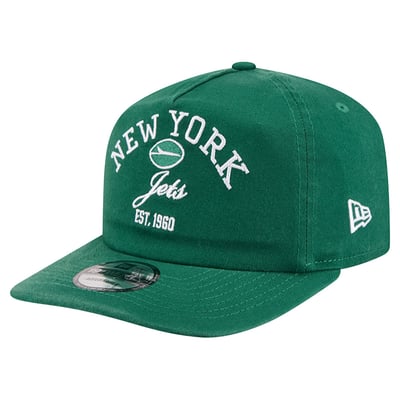 New York Jets New Era Stacked 19TWENTY Adjustable Hat - Green