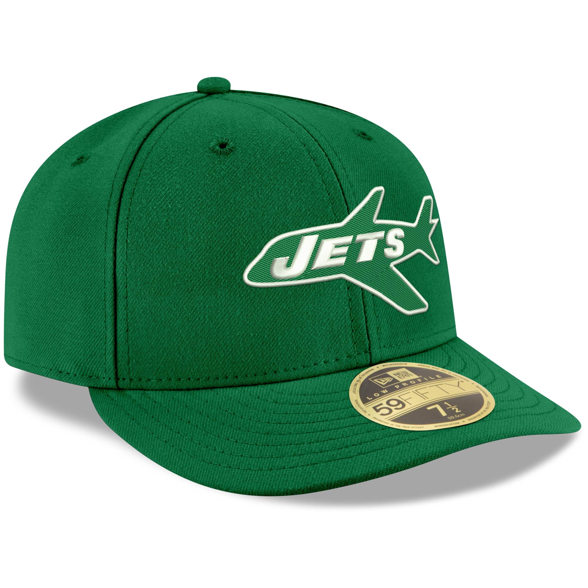 Men's New Era Kelly Green New York Jets Omaha Throwback Low