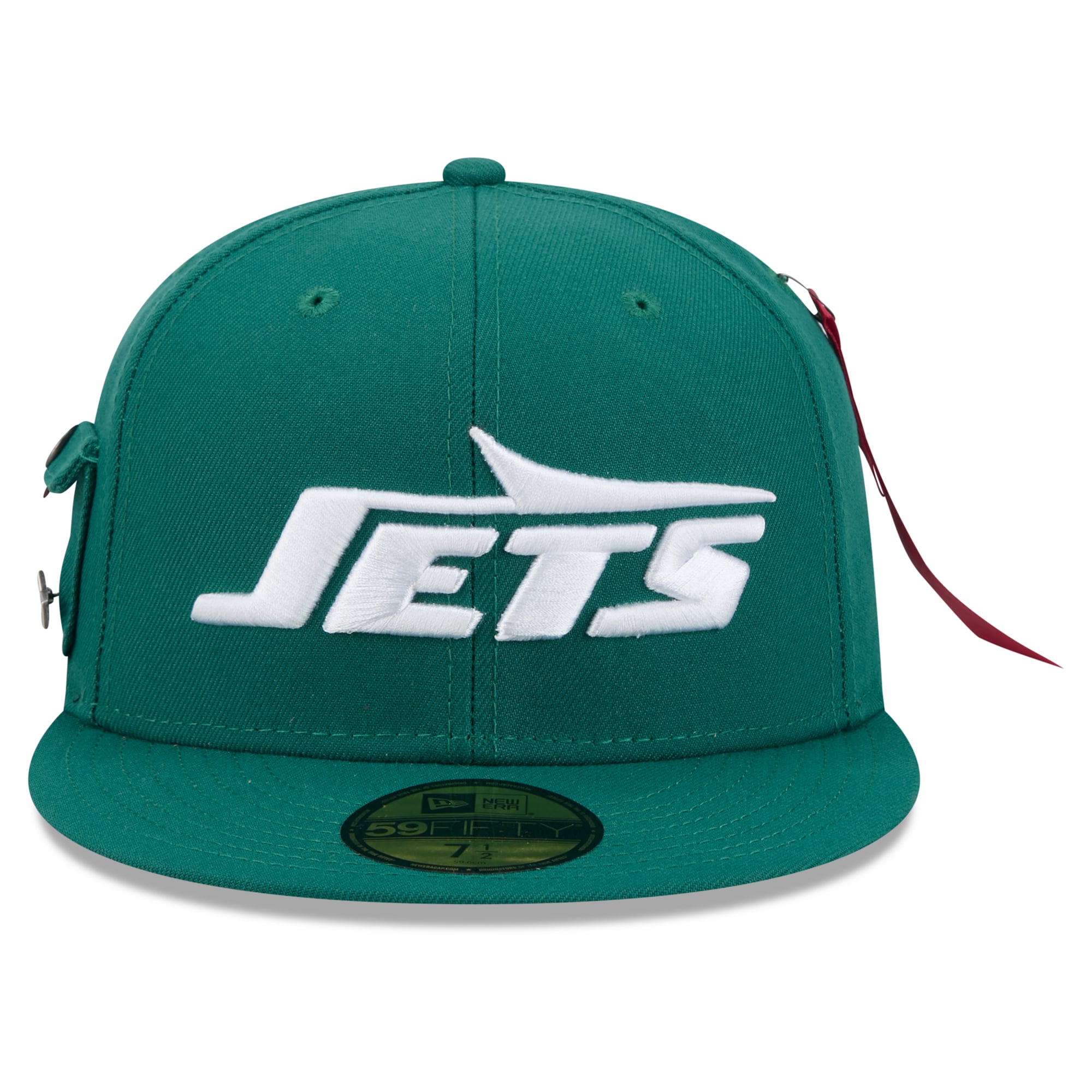 Casquette ajustée New Era x Alpha Industries verte York Jets 59FIFTY pour homme