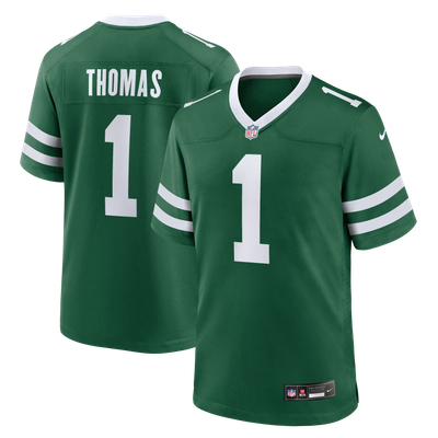 Azareye'h Thomas New York Jets Nike Team Game Jersey - Legacy Green