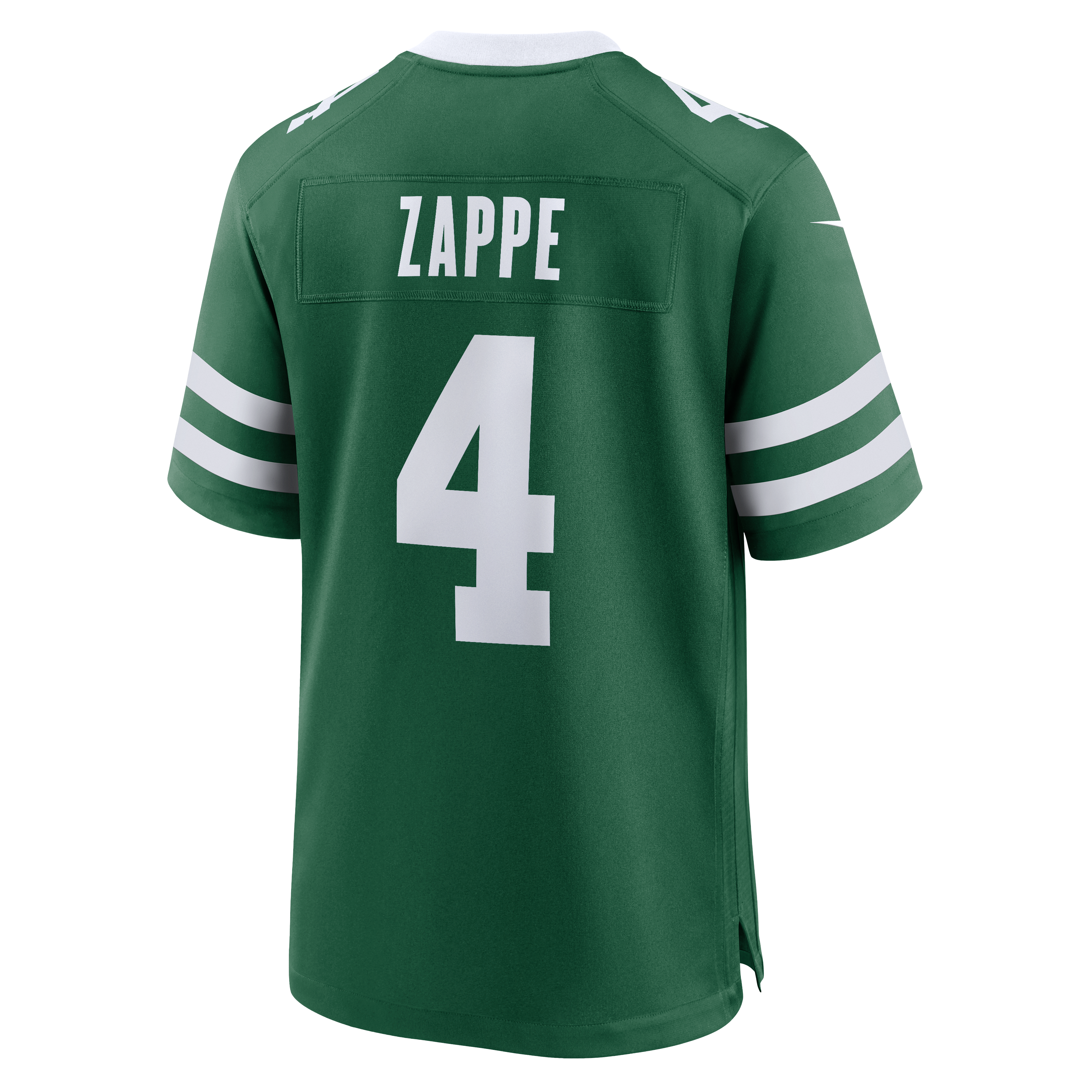 Maillot de match Nike Bailey Zappe Legacy Green pour homme, New York Jets.