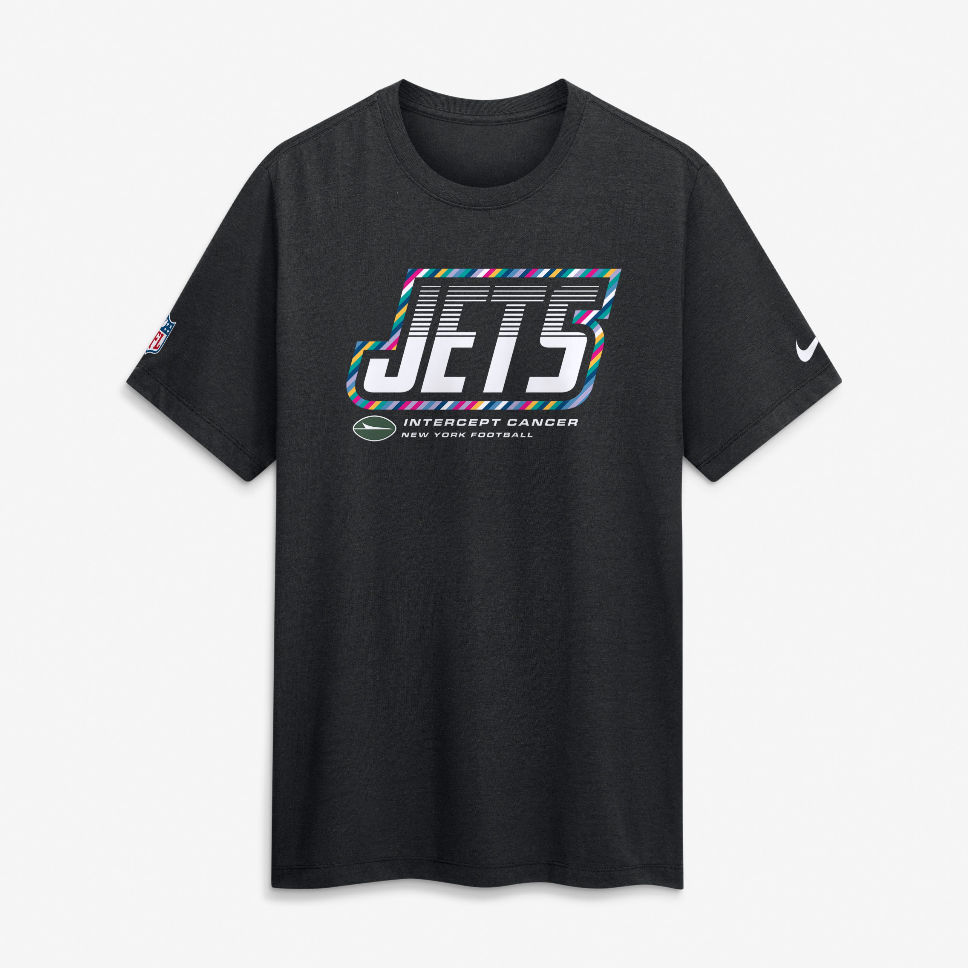 Men's Nike Black New York Jets 2026 NFL Crucial Catch Tri-Blend Dri-FIT T-Shirt