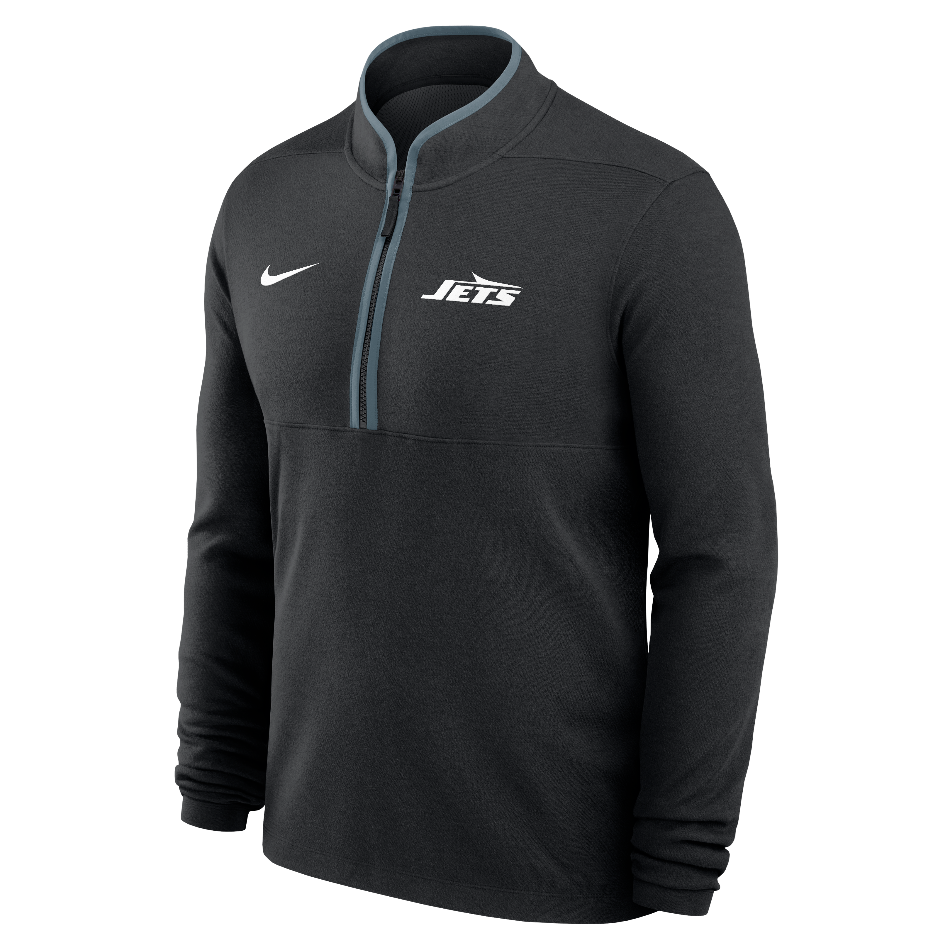 Pull-over Nike Dri-FIT Victory noir pour homme, New York Jets, demi-zip
