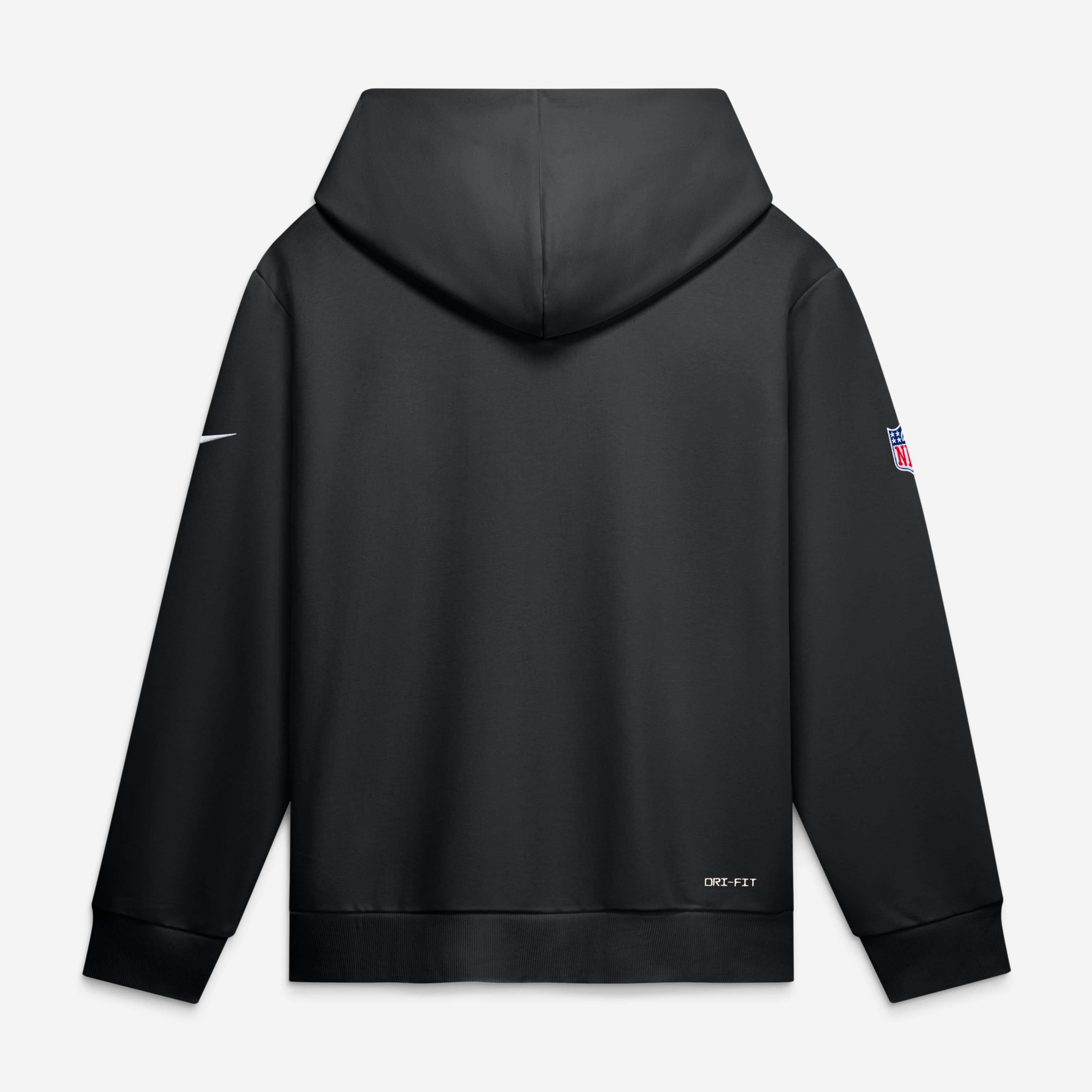Men's Nike Black New York Jets Sideline Standard Issue Quarterback Scramble Dri-FIT Full-Zip Hoodie