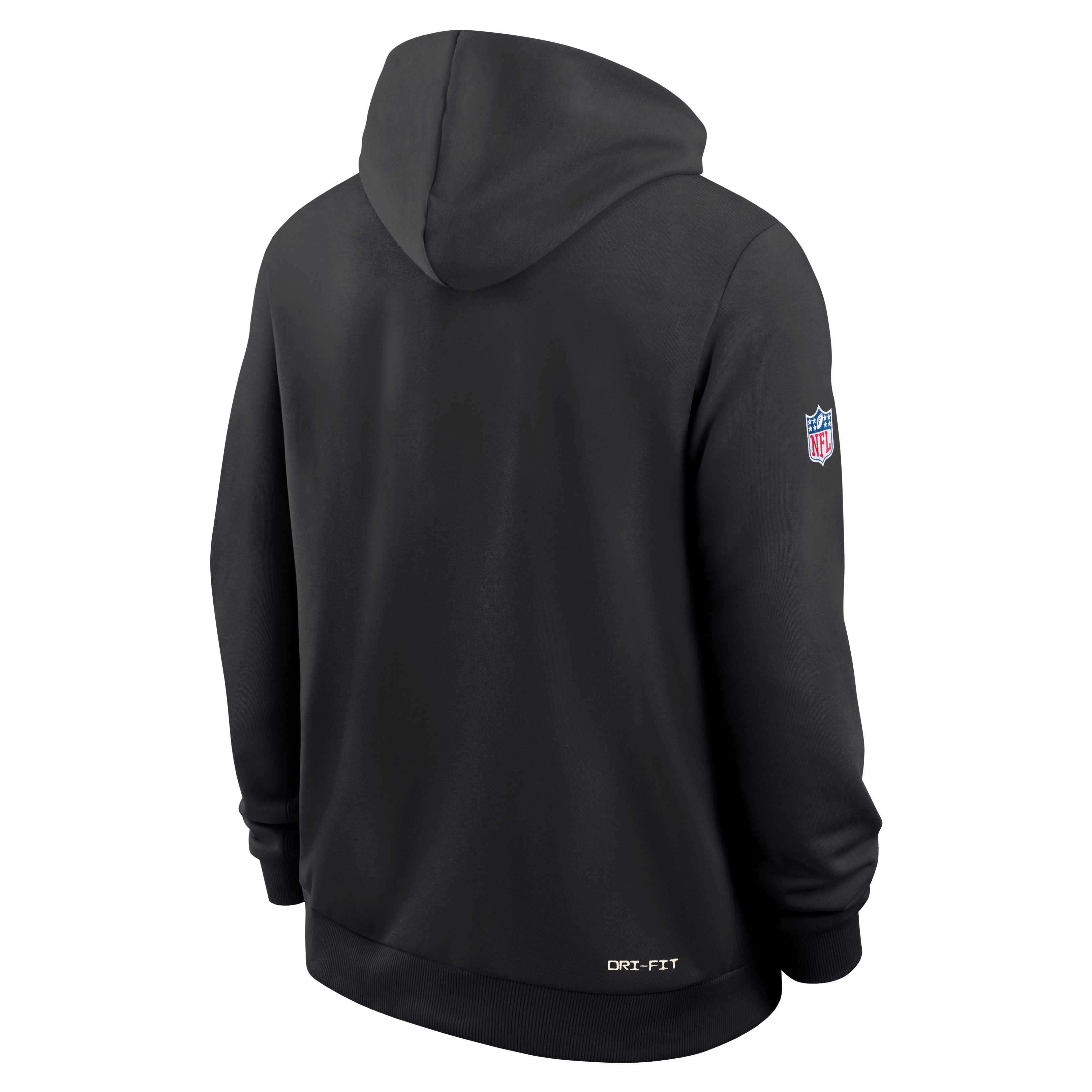Men's Nike Black New York Jets Sideline Standard Issue Quarterback Scramble Dri-FIT Full-Zip Hoodie