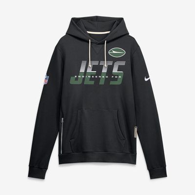 New York Jets Nike Sideline Standard Issue Top Prospect Dri-FIT Hoodie - Black
