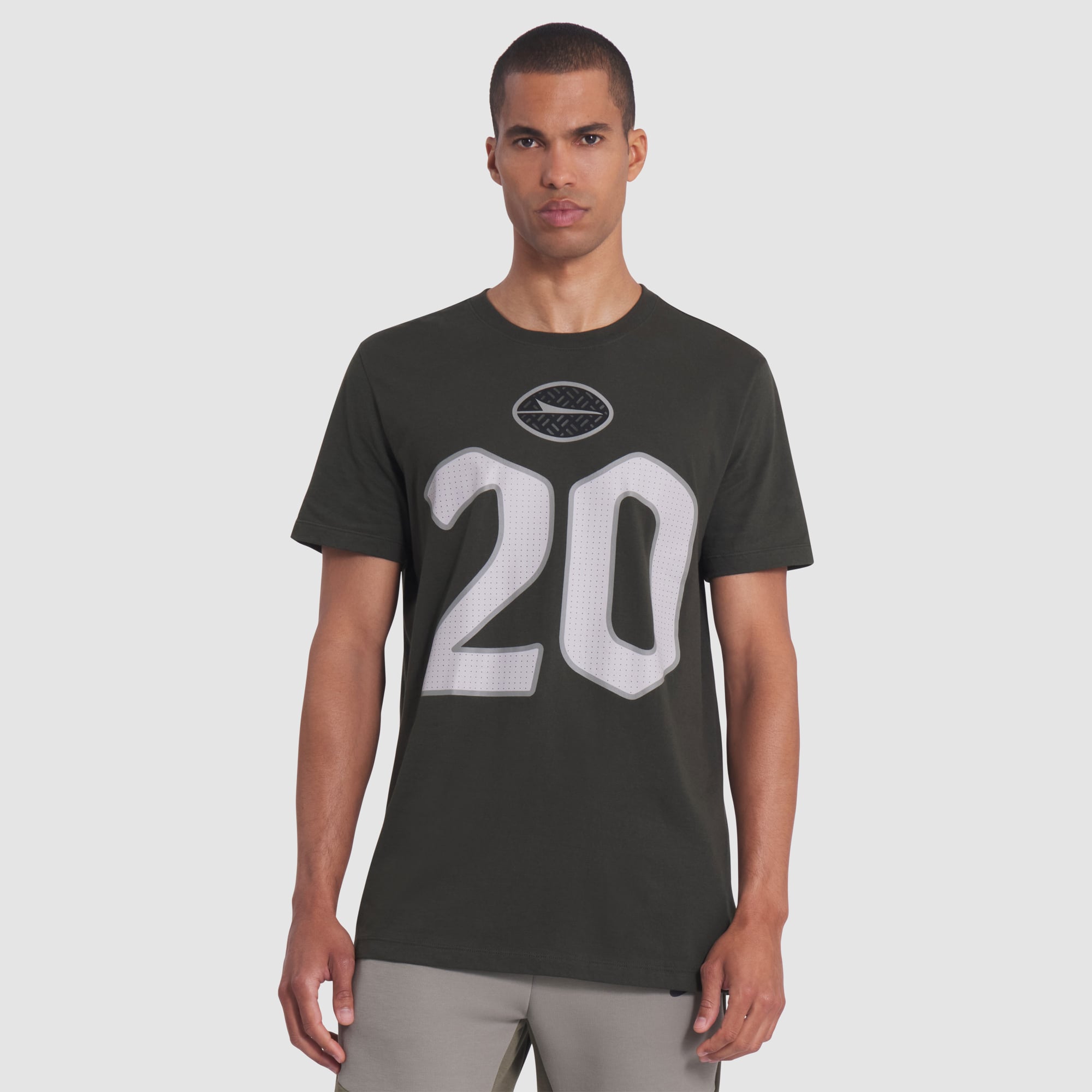 Men's Nike Breece Hall Green New York Jets Rivalries Collection Player Name & Number T-Shirt