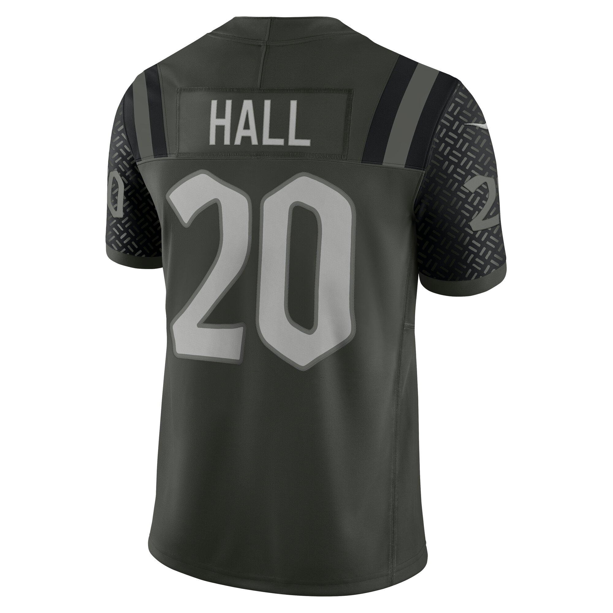 Maillot Nike Breece Hall vert New York Jets Collection Rivalries, édition limitée cousue, pour homme