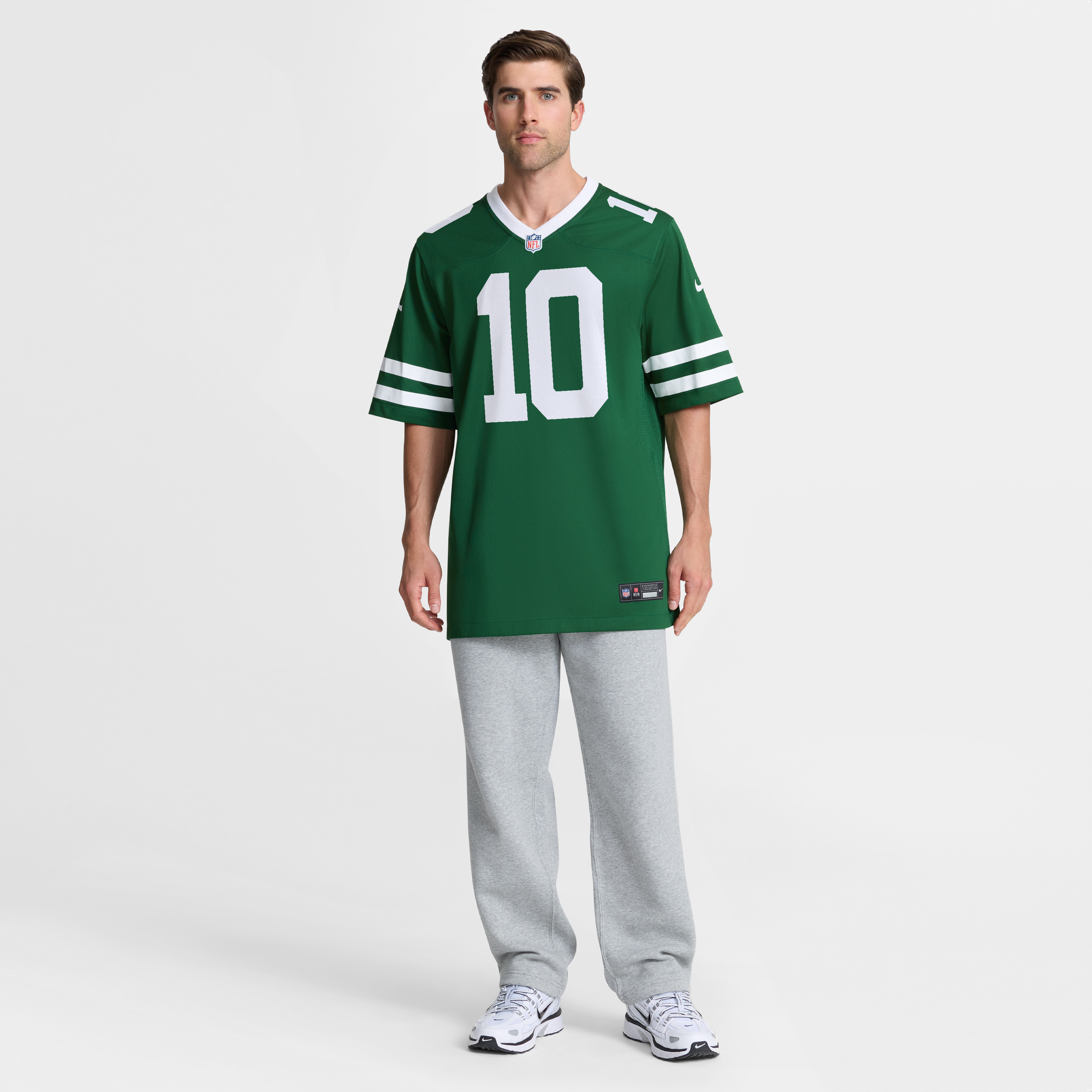 Maillot de match Nike Cade Klubnik Legacy Green pour homme, New York Jets.