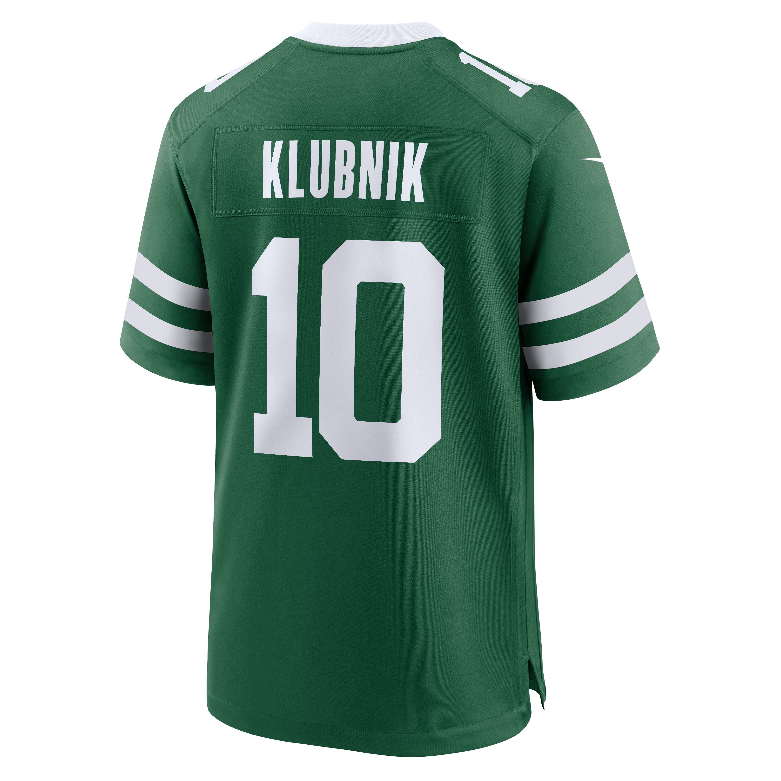 Maillot de match Nike Cade Klubnik Legacy Green pour homme, New York Jets.