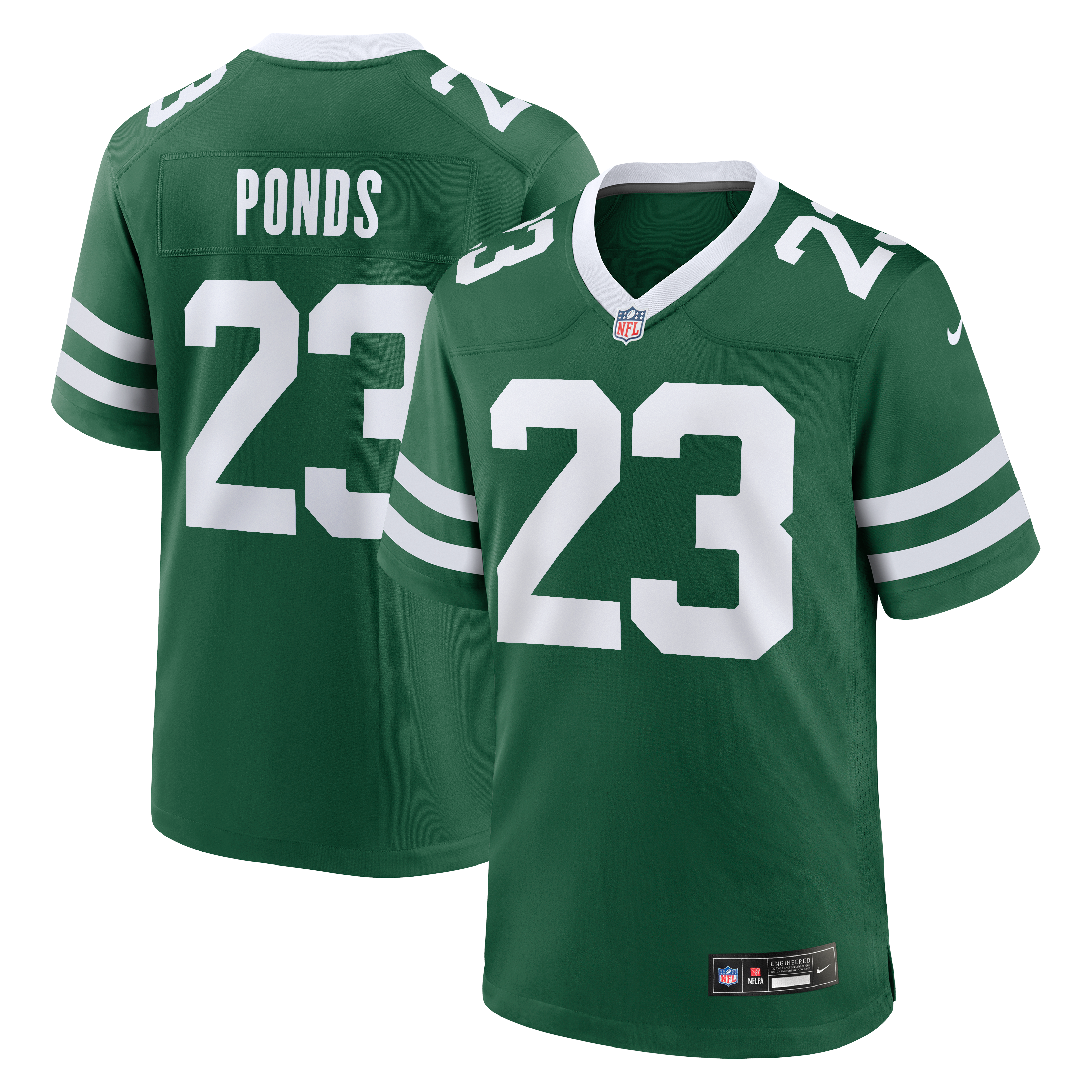 Men's Nike D'Angelo Ponds Legacy Green New York Jets Game Jersey