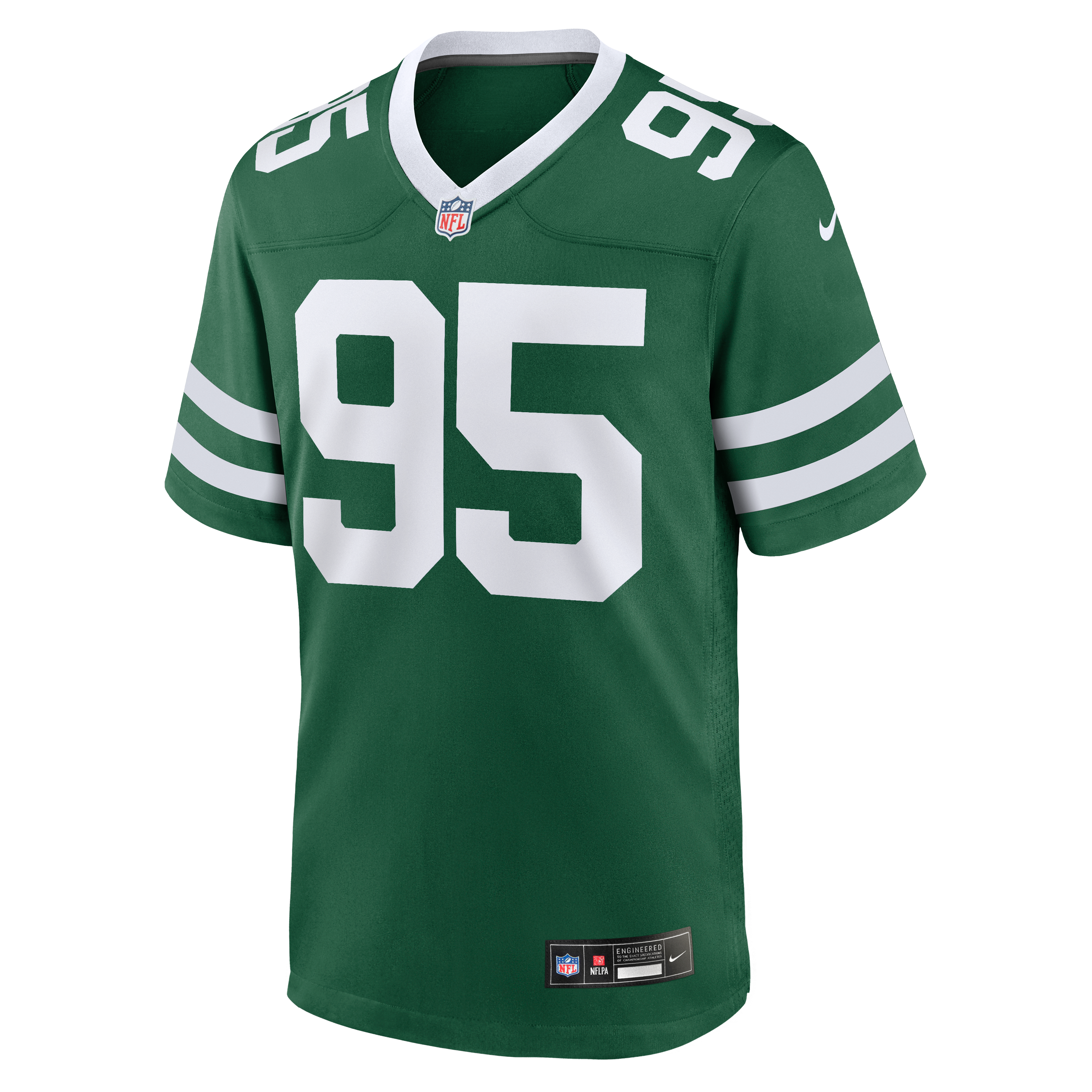 Maillot de match Nike Darrell Jackson Jr. Legacy vert pour homme, New York Jets