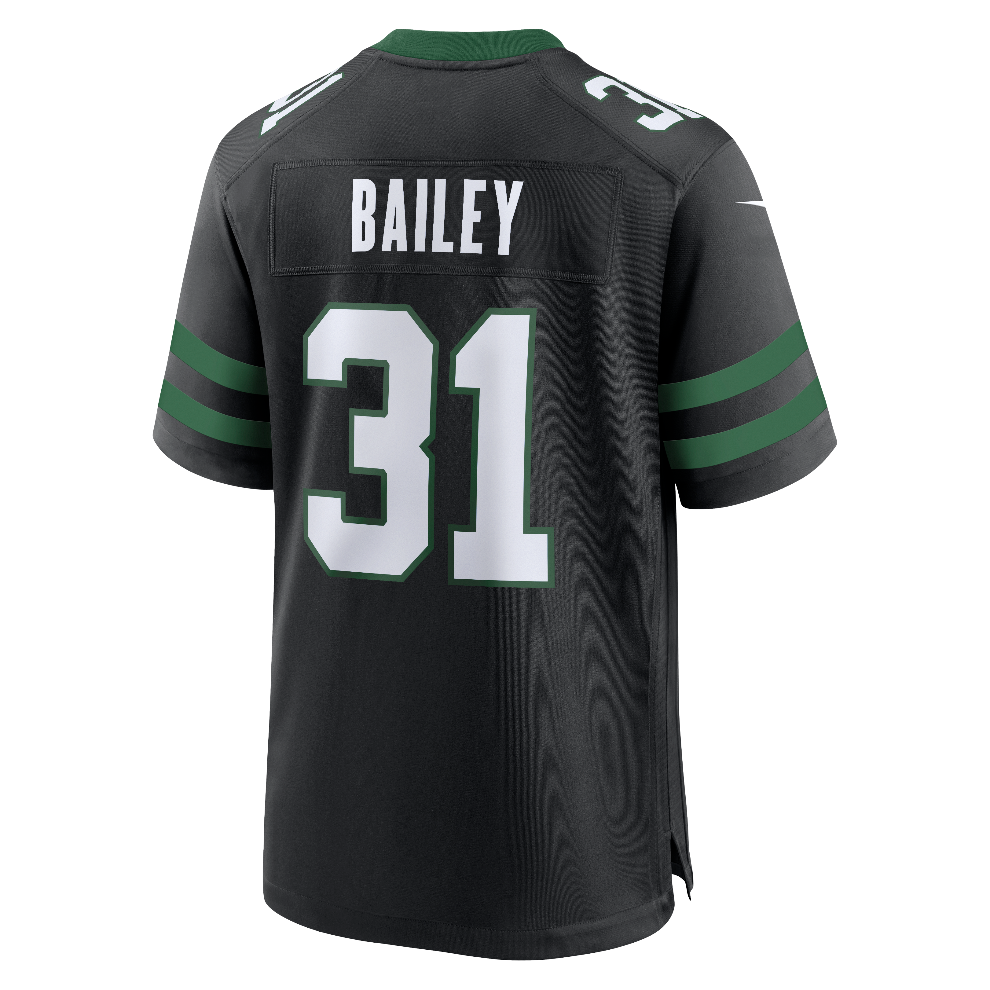Maillot de joueur alternatif Nike David Bailey Legacy noir des New York Jets pour homme