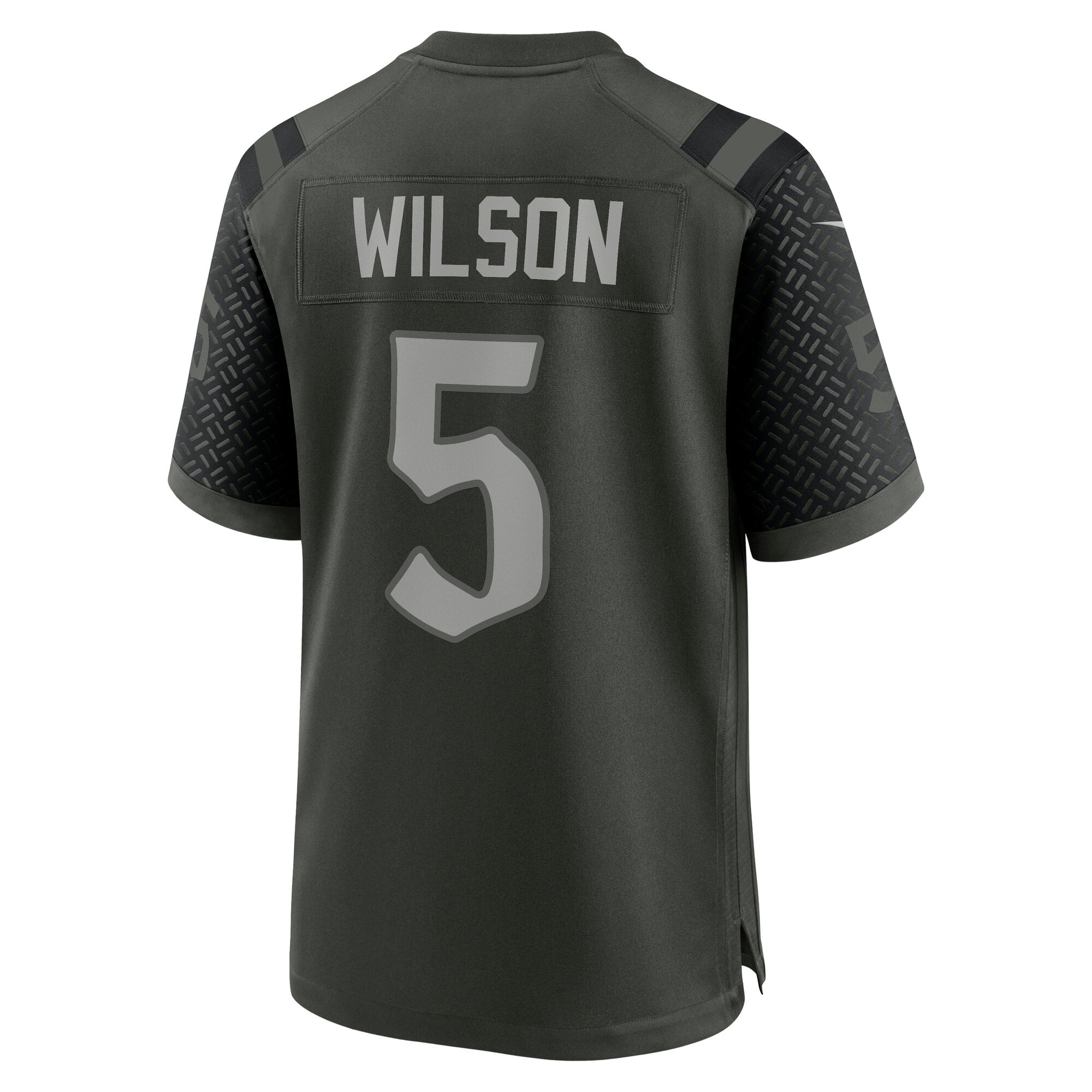 Men's Nike Garrett Wilson Green New York Jets Rivalries Collection Game Jersey