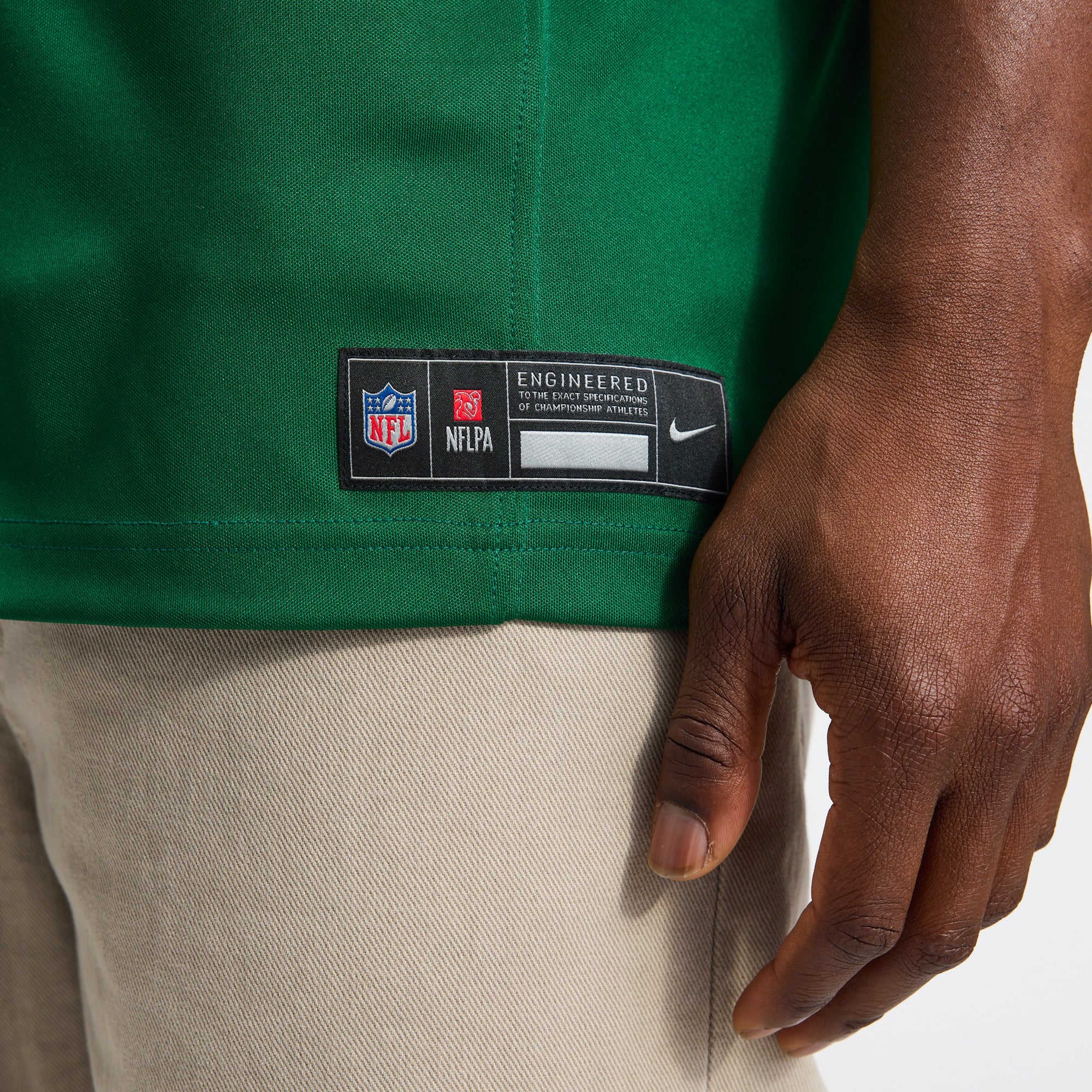 Men's Nike Garrett Wilson Legacy Green New York Jets Team Vapor F.U.S.E. Stitched Limited Jersey