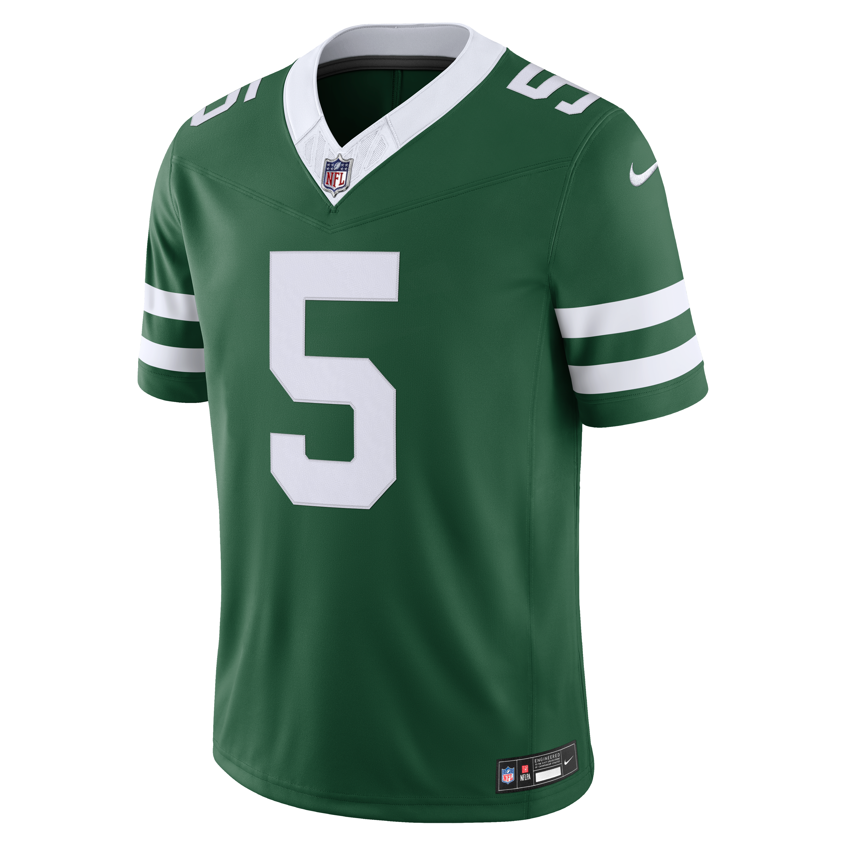 Men's Nike Garrett Wilson Legacy Green New York Jets Team Vapor F.U.S.E. Stitched Limited Jersey