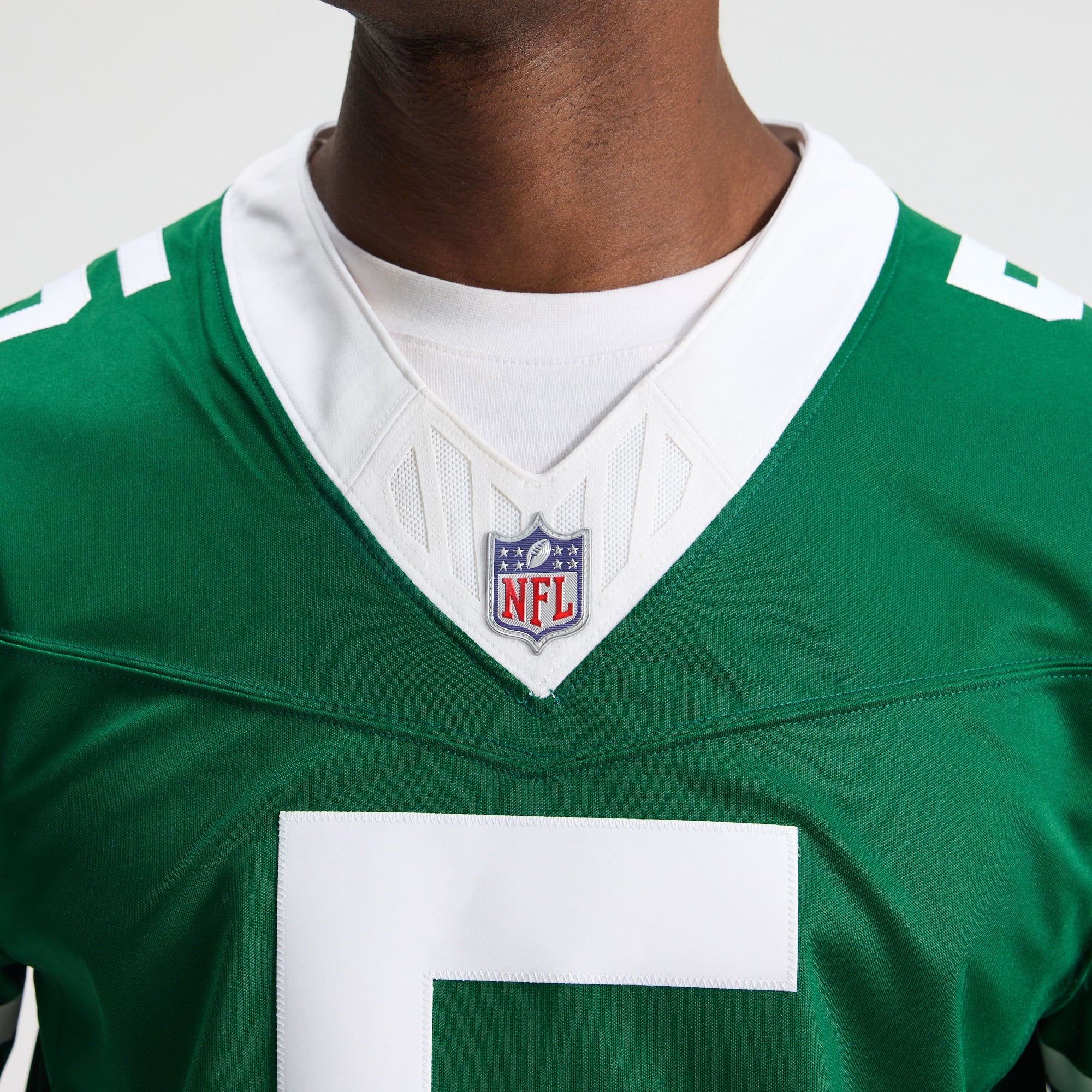Men's Nike Garrett Wilson Legacy Green New York Jets Team Vapor F.U.S.E. Stitched Limited Jersey