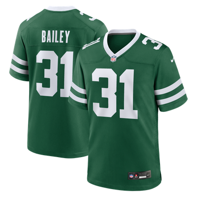 David Bailey New York Jets Nike Team Game Jersey - Green