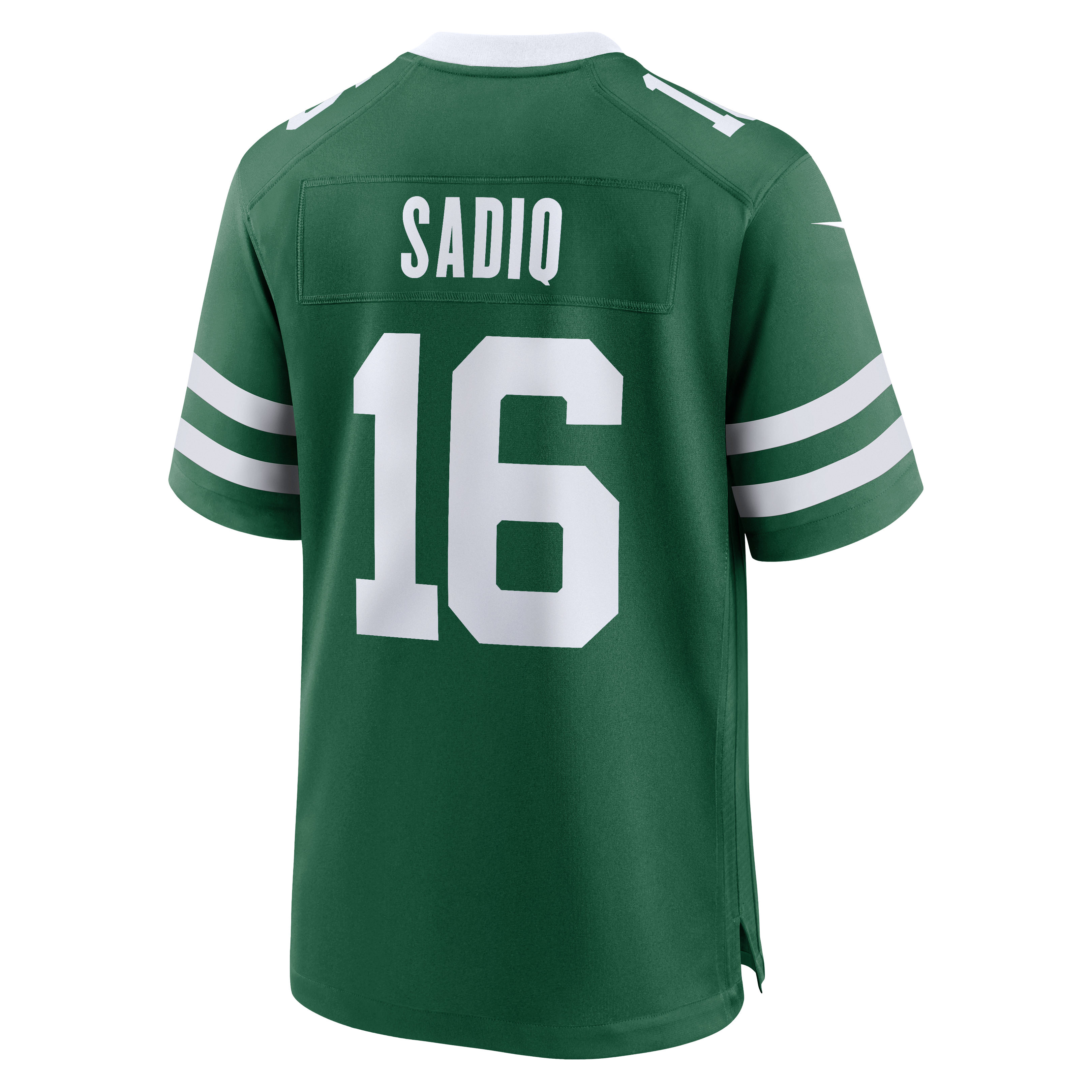 Maillot de match Nike vert pour homme des New York Jets, Kenyon Sadiq