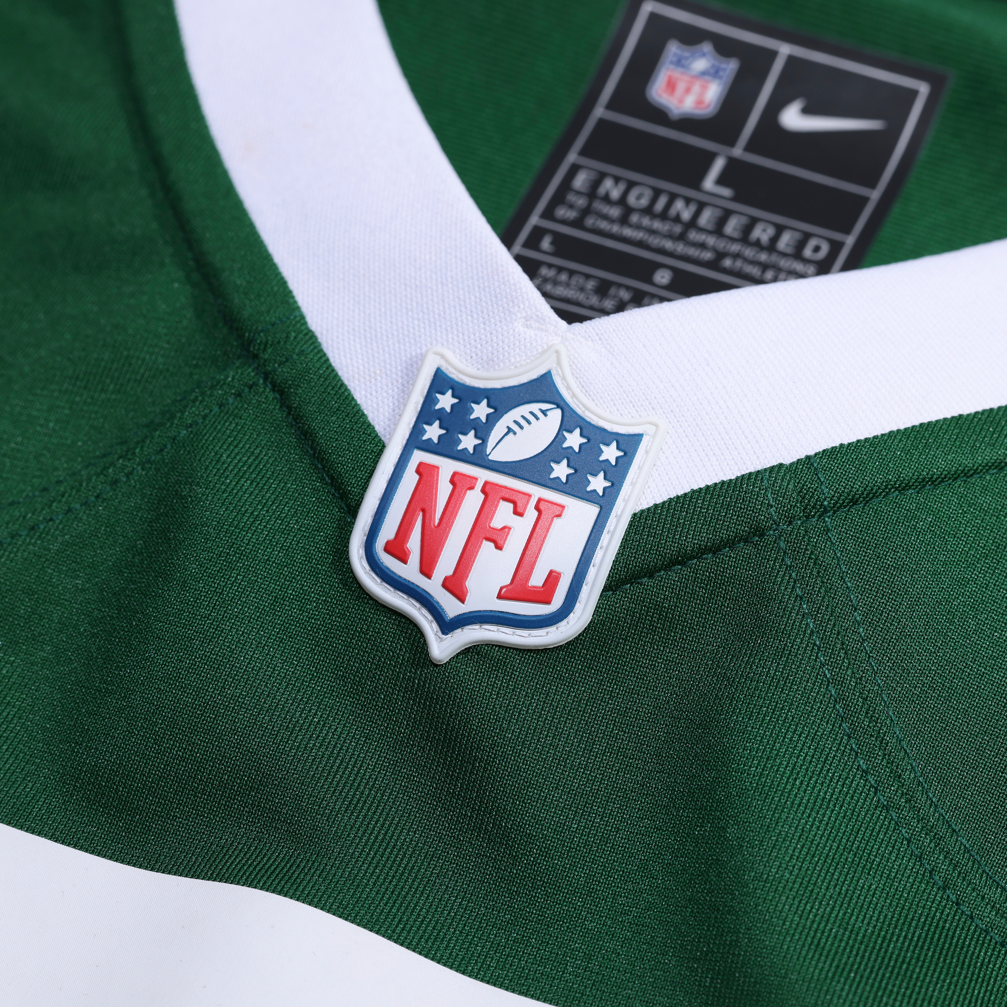 Maillot de match Nike vert pour homme des New York Jets, Kenyon Sadiq