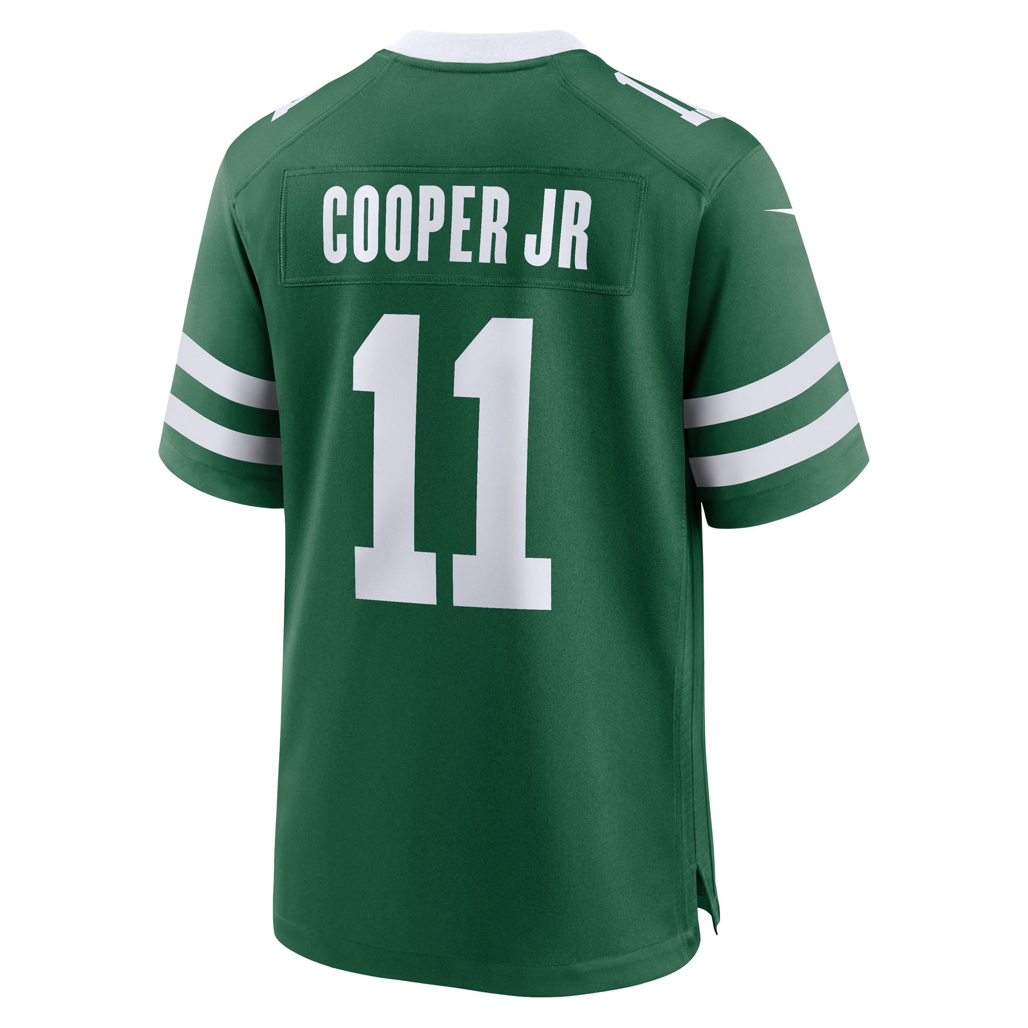 Maillot de match Nike vert pour homme des New York Jets, porté par Omar Cooper Jr.