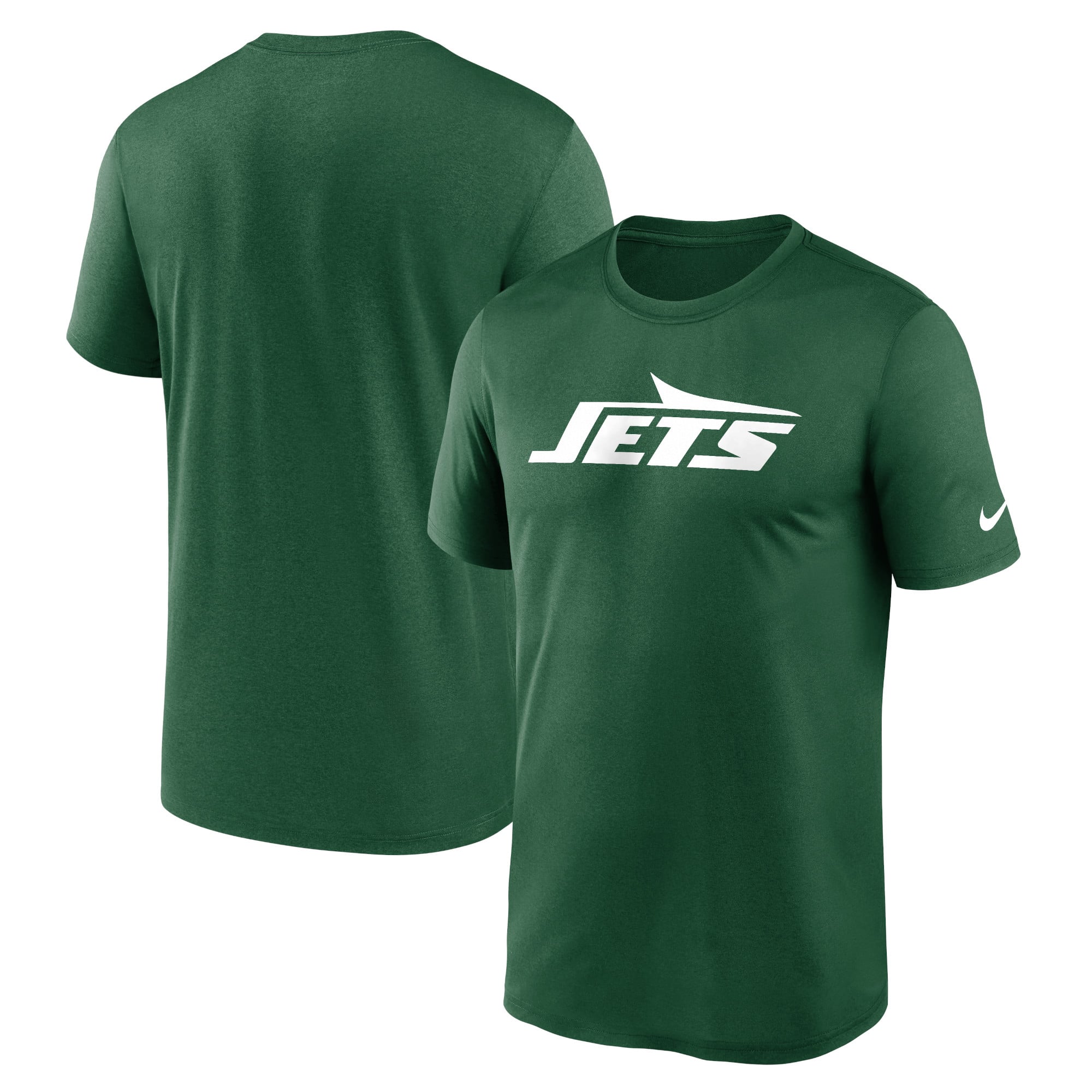 Men's Nike Green New York Jets Primetime Legend Wordmark Dri-FIT T-Shirt