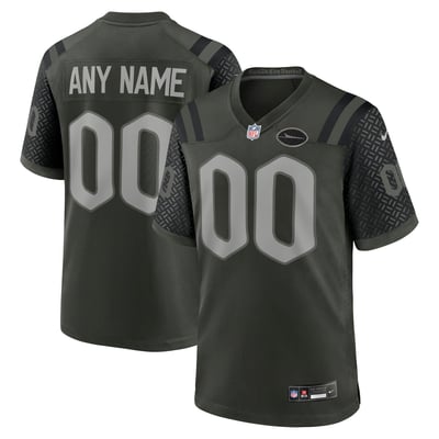  New York Jets Nike Rivalries Collection Custom Game Jersey - Green