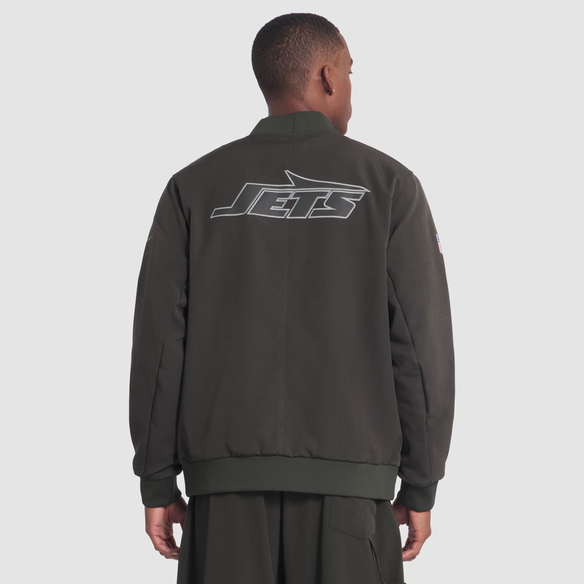 Men's Nike Green New York Jets Rivalries Collection Sideline Full-Zip Bomber Jacket