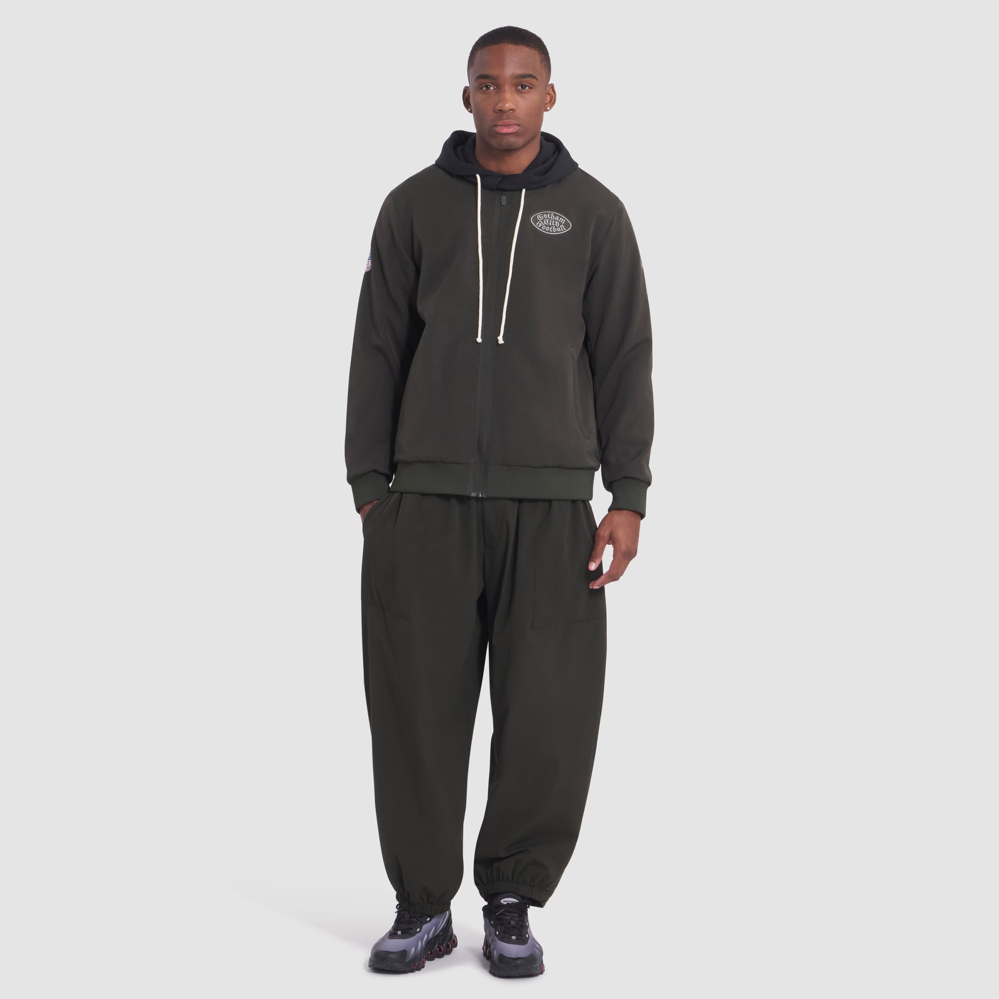 Men's Nike Green New York Jets Rivalries Collection Sideline Full-Zip Bomber Jacket