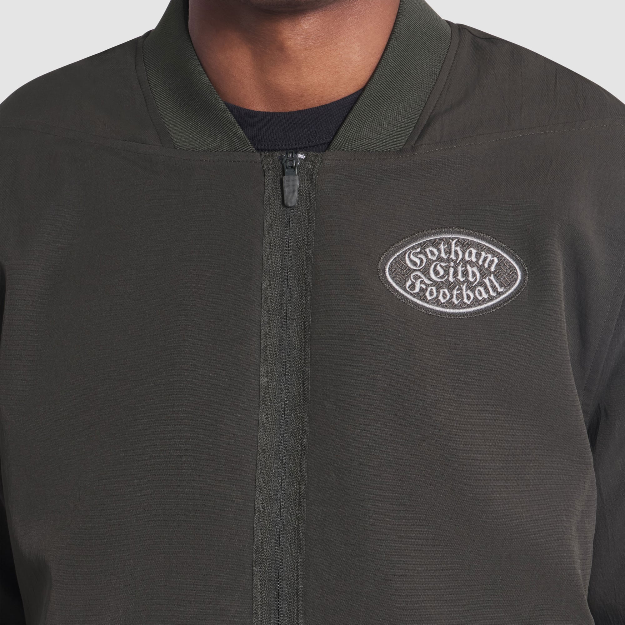 Men's Nike Green New York Jets Rivalries Collection Sideline Full-Zip Bomber Jacket