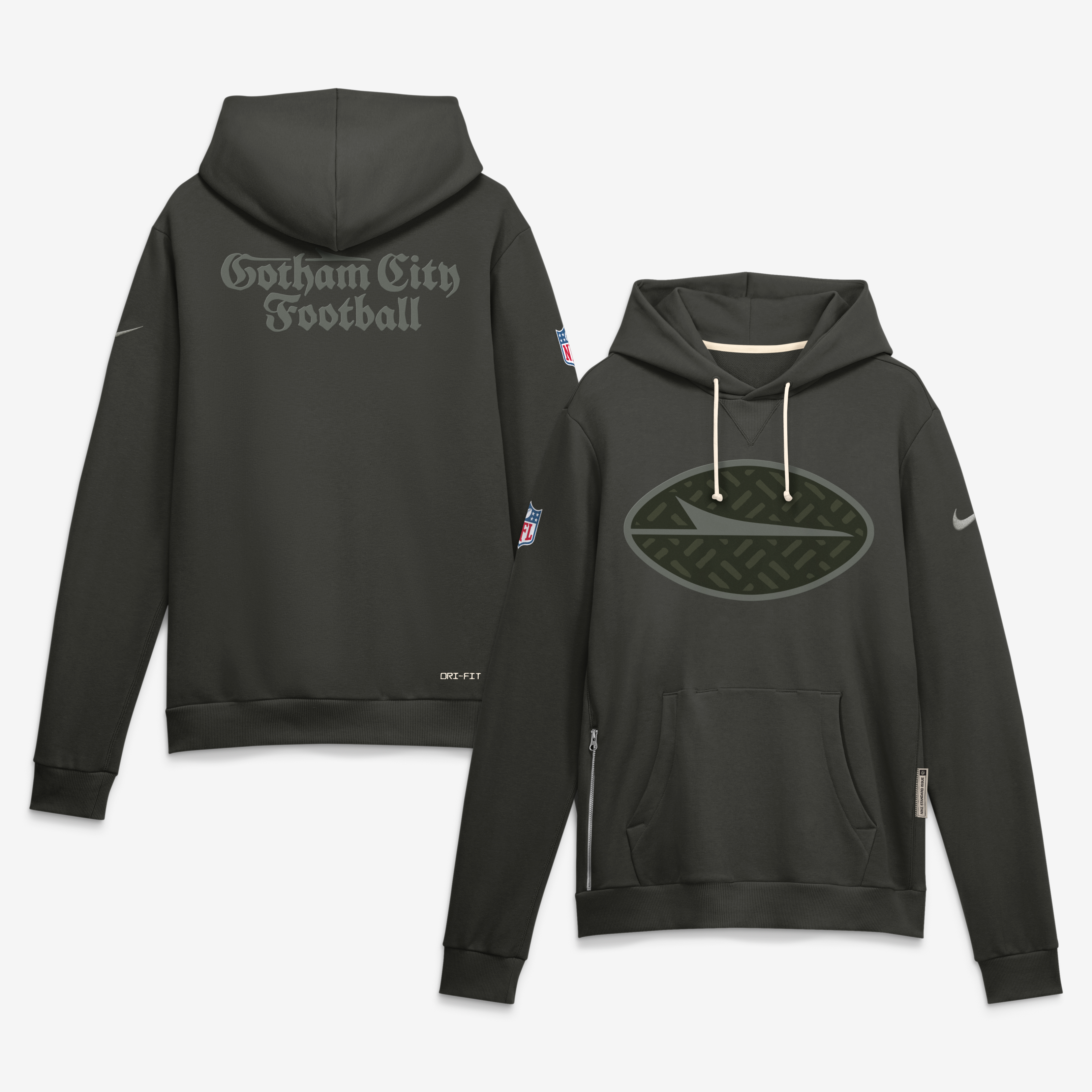 Sweat à capuche Nike vert New York Jets Rivalries Collection Standard Issue Sideline pour homme