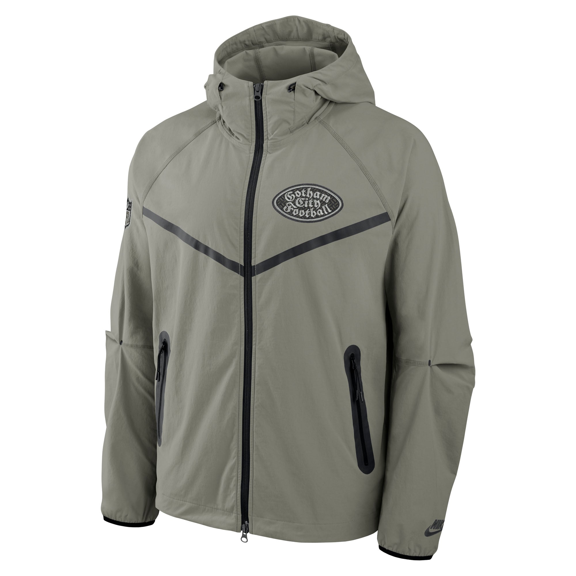 Men's Nike  Green New York Jets Rivalries Collection Tech Raglan Full-Zip Jacket