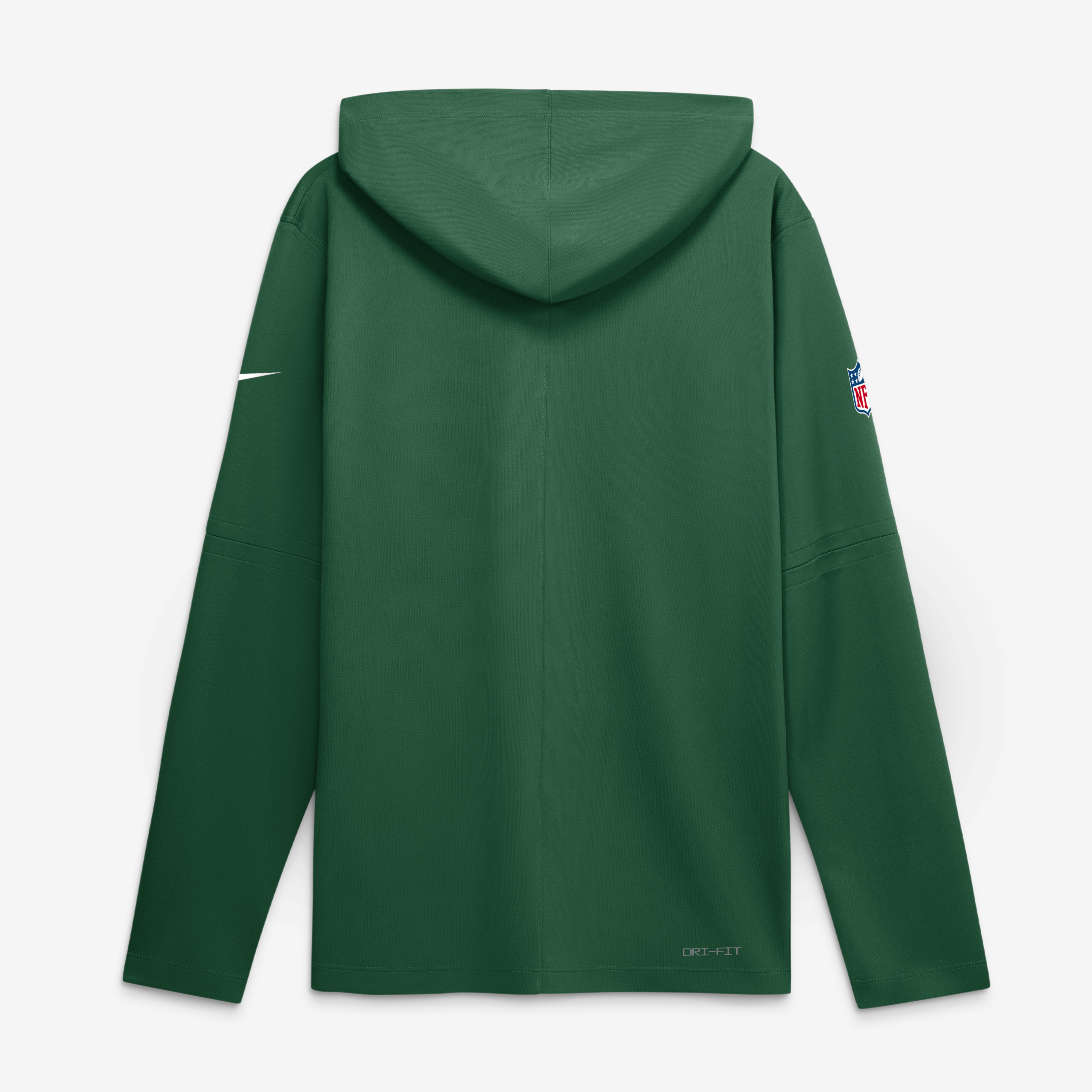 Men's Nike Green New York Jets Sideline Game On Lightweight Long Sleeve Hooded Dri-FIT Top