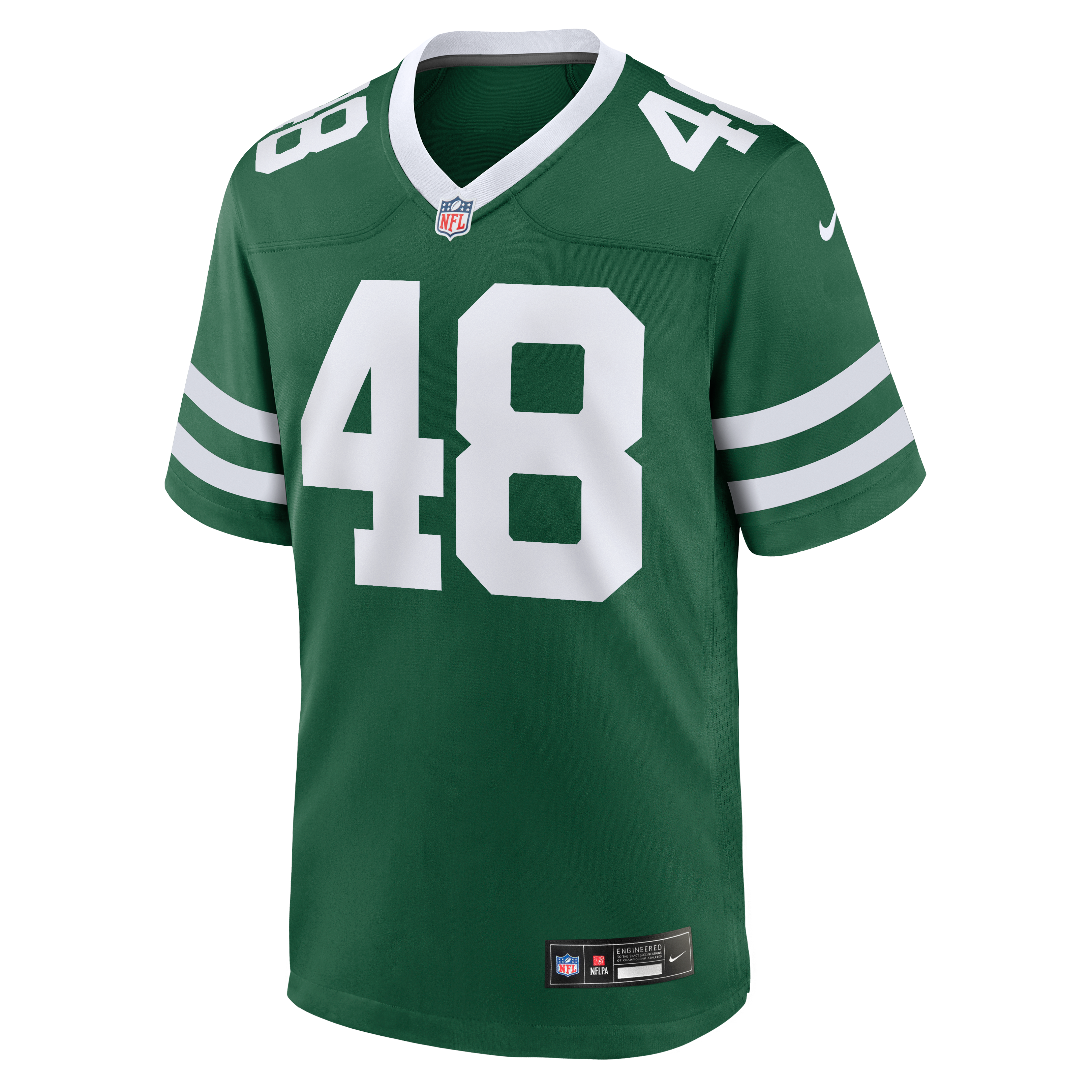 Men's Nike Jaden Keller Legacy Green New York Jets Team Game Jersey