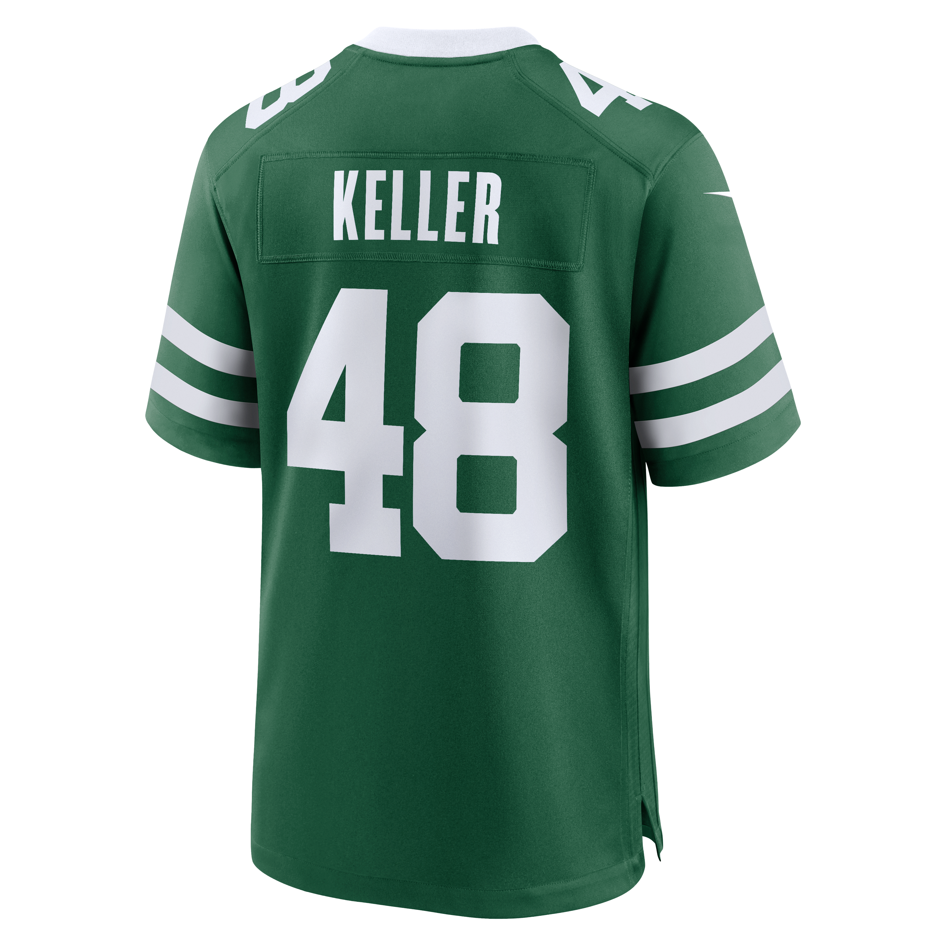 Men's Nike Jaden Keller Legacy Green New York Jets Team Game Jersey