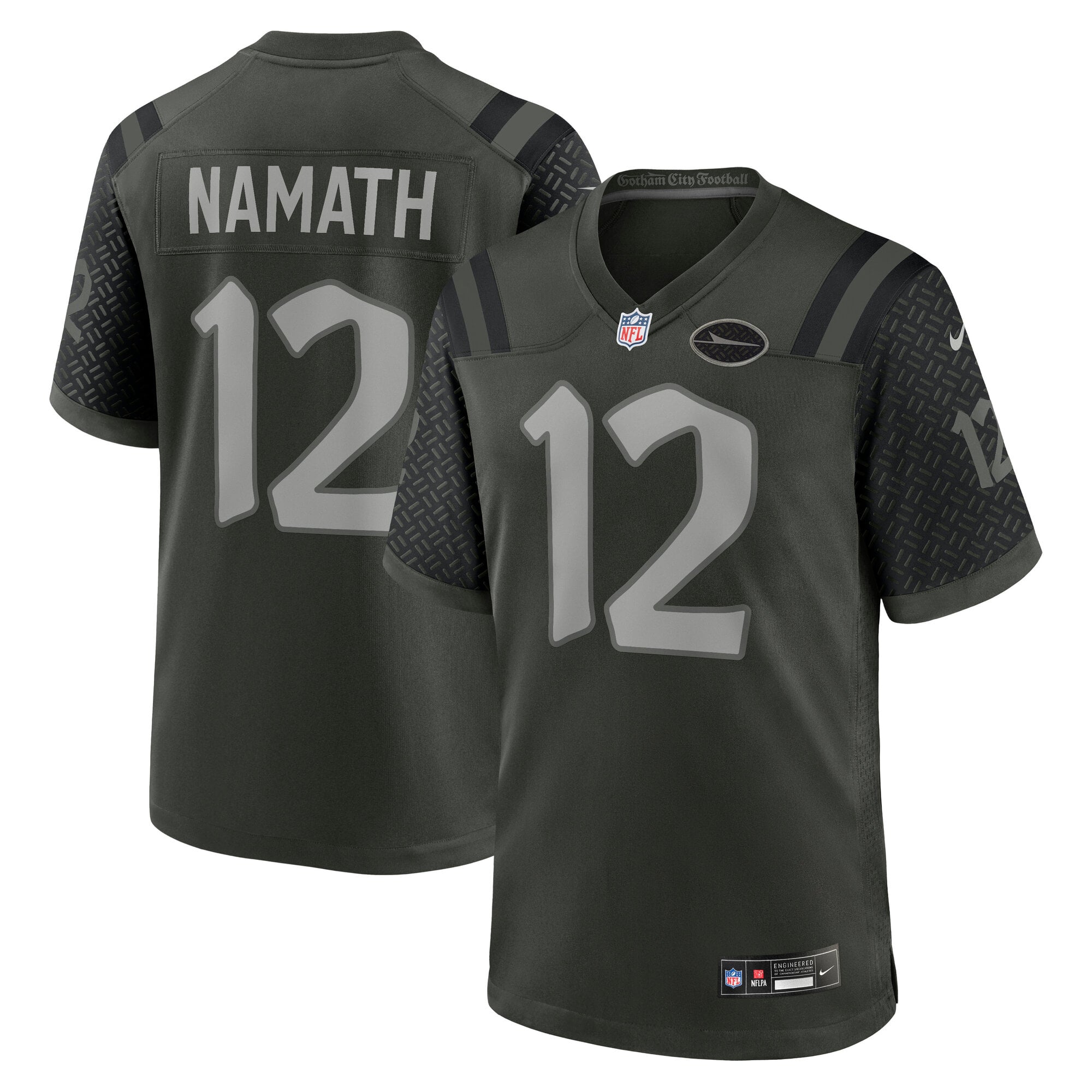 Men's Nike Joe Namath Green New York Jets Rivalries Collection Retired Player Game Jersey