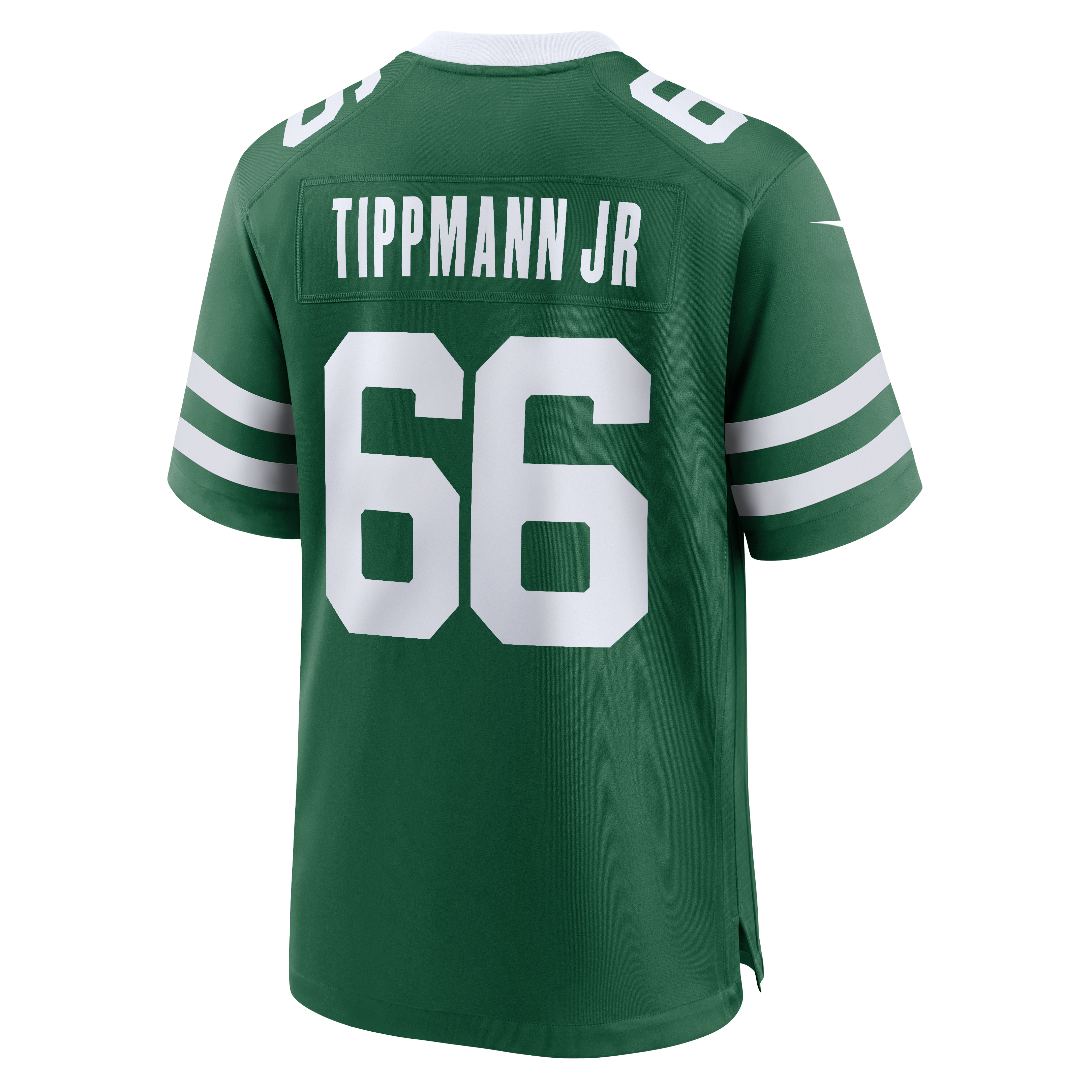 Maillot de match Nike Joe Tippmann vert des New York Jets pour homme
