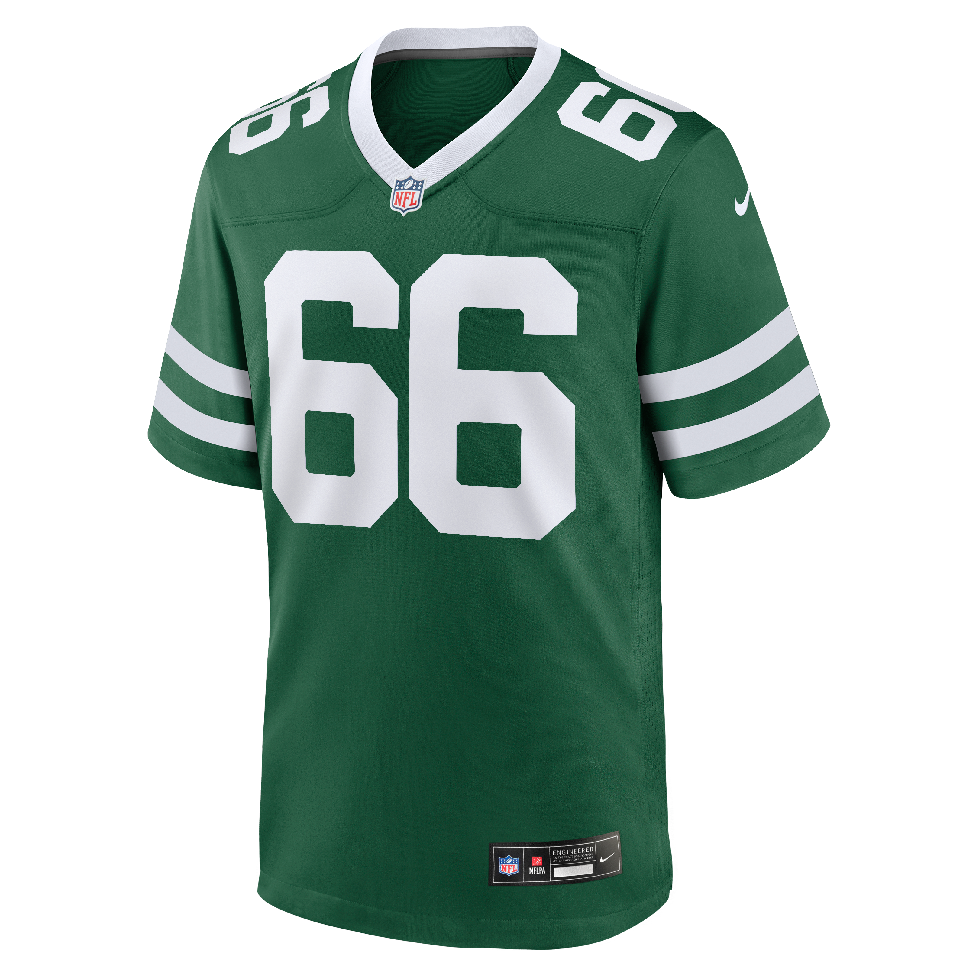 Maillot de match Nike Joe Tippmann vert des New York Jets pour homme