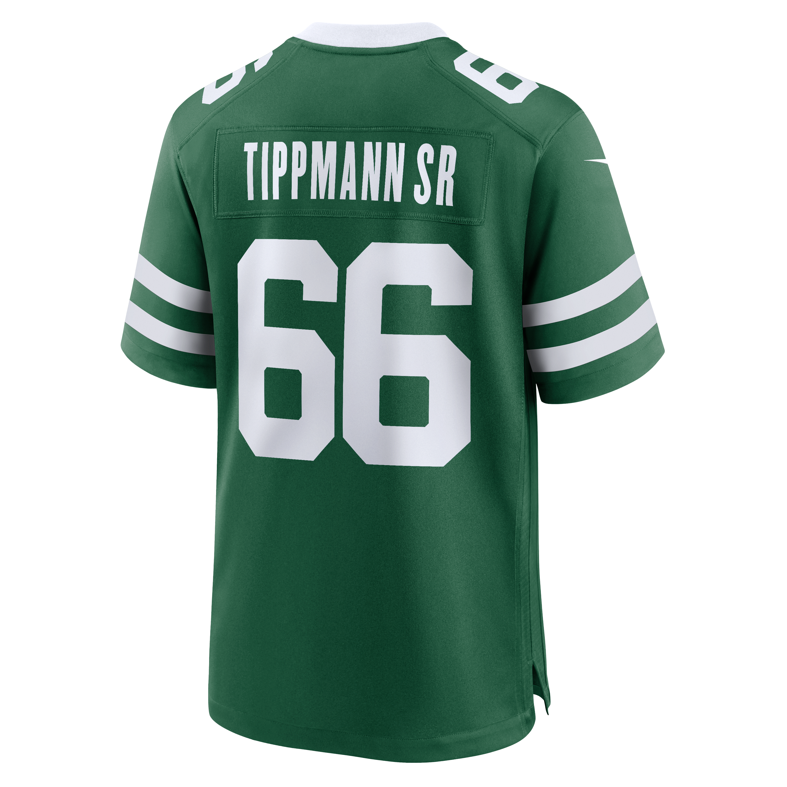 Maillot de match Nike Joe Tippmann vert des New York Jets pour homme